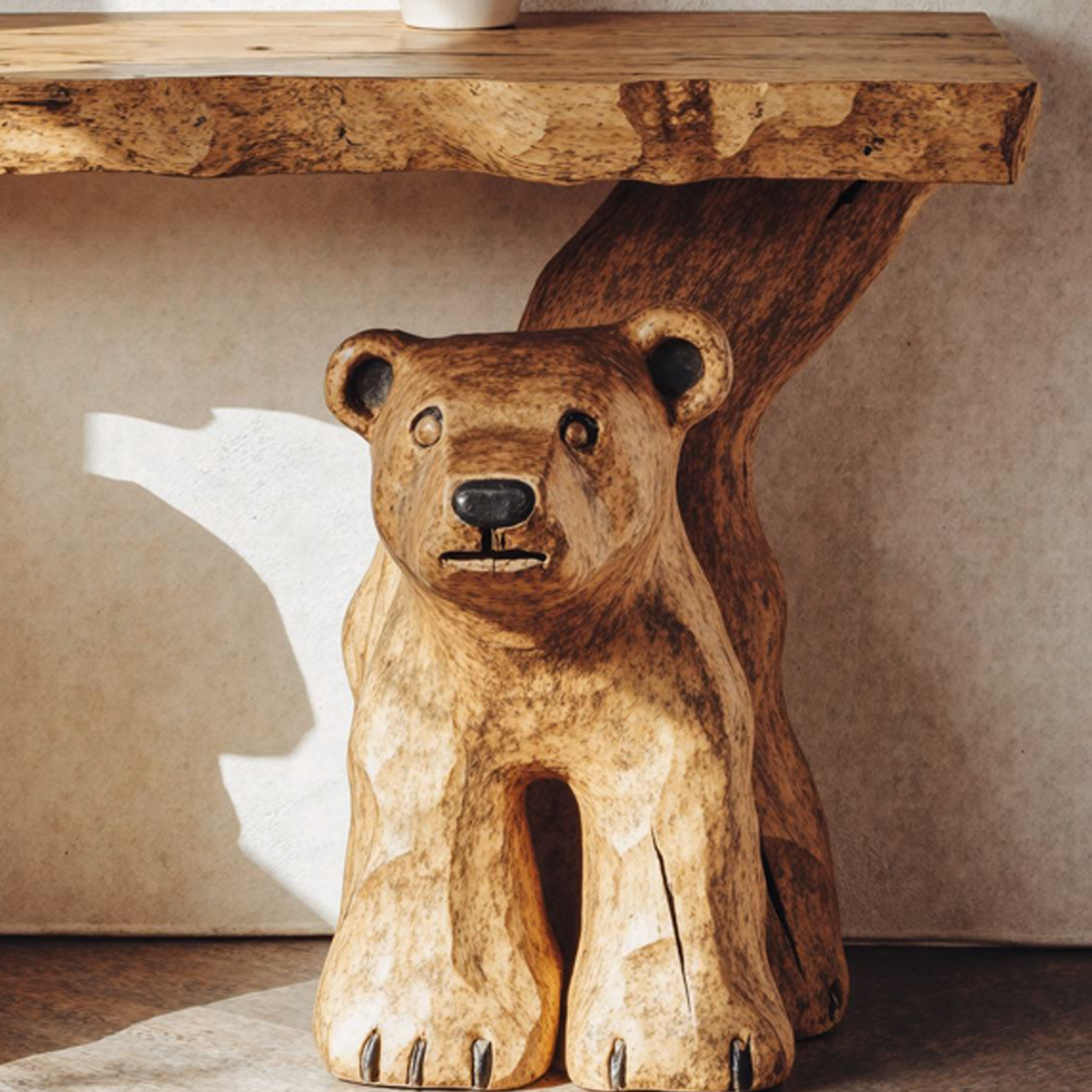 Rustic Console Table Decorative SILDTCS053