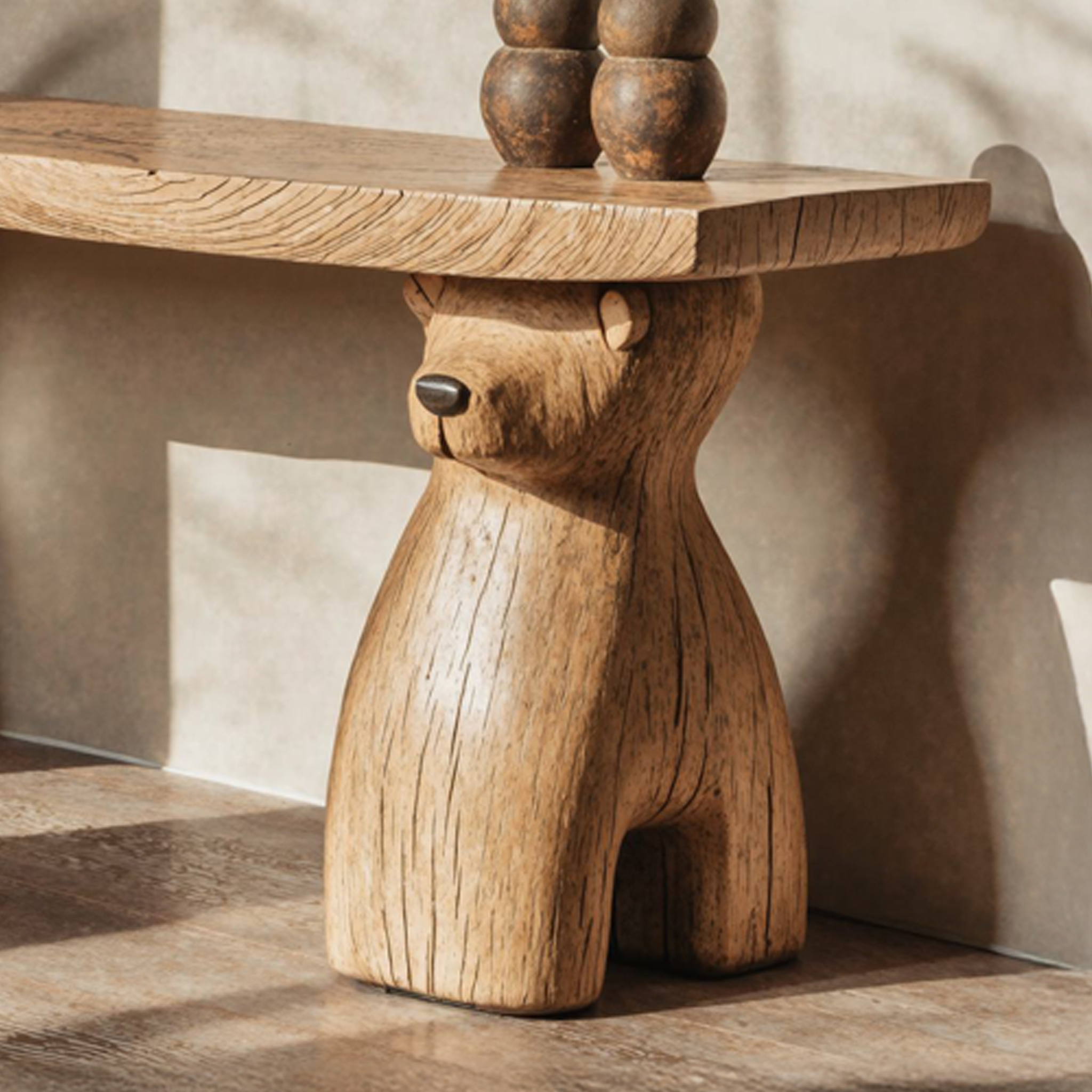 Rustic Entry Console Table Decorative SILDTCS054