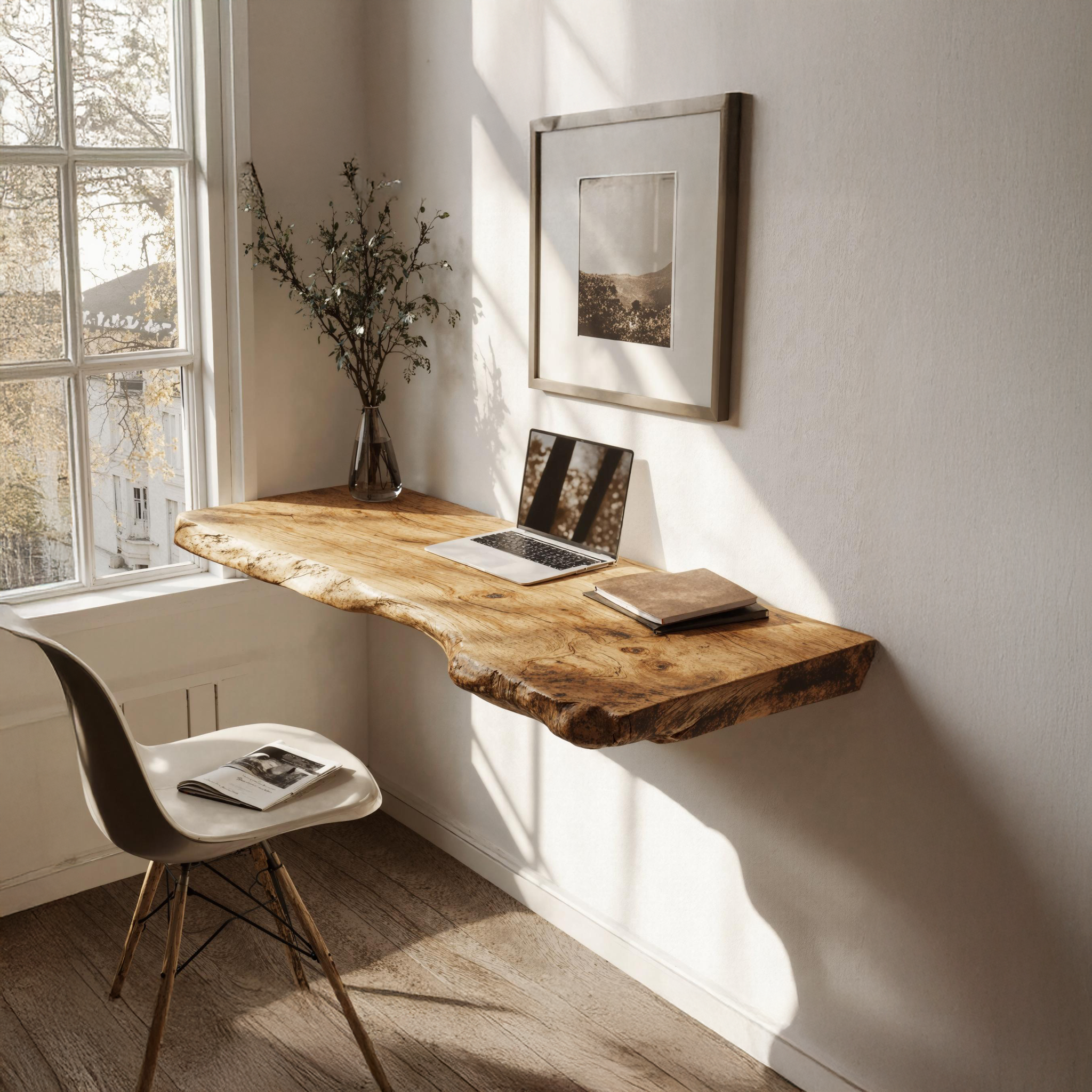 Vintage Wooden Floating Table For Unique Home Decor SILDTFLD016