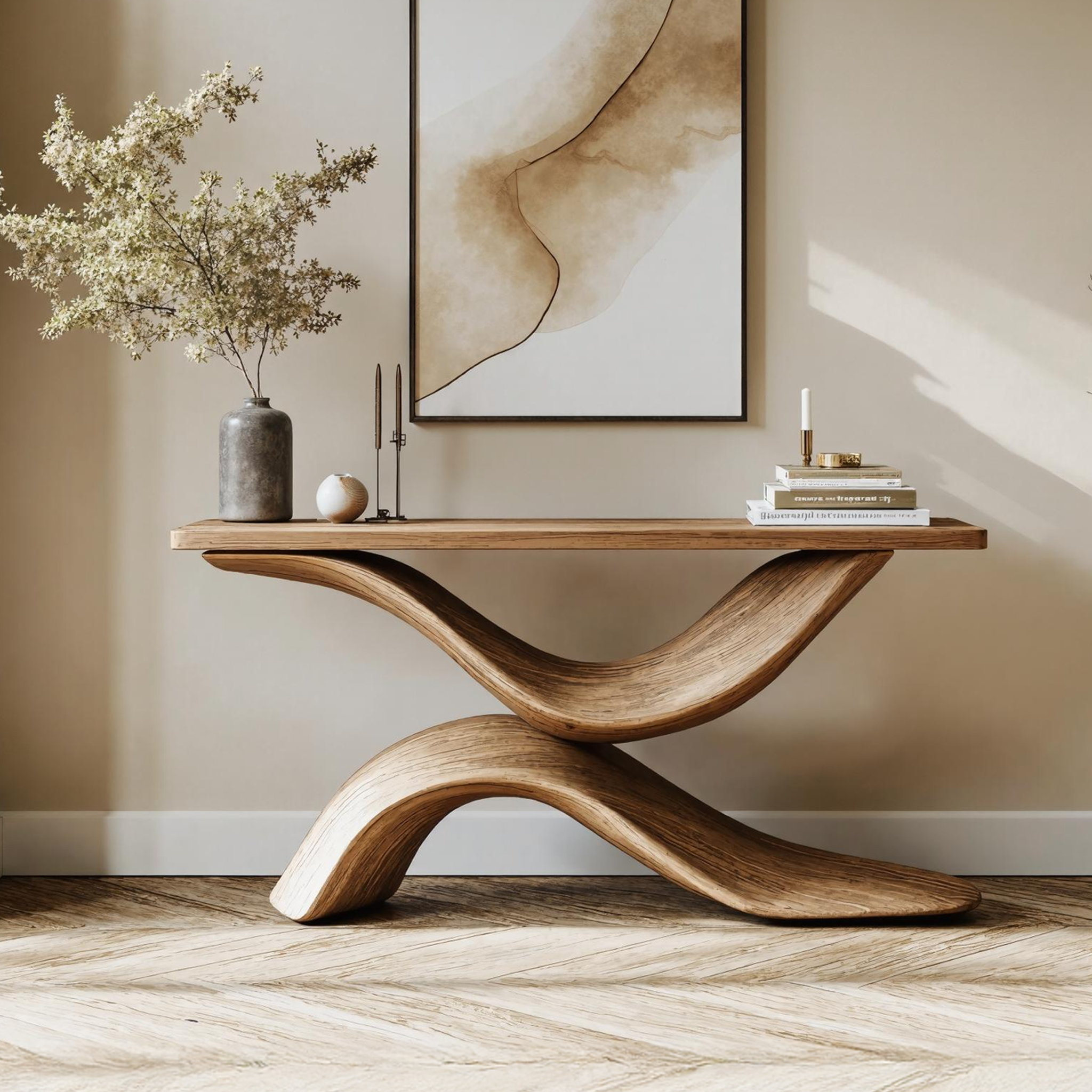 Handcrafted Live Edge Console Table Furniture Decor SILDTTNCS214