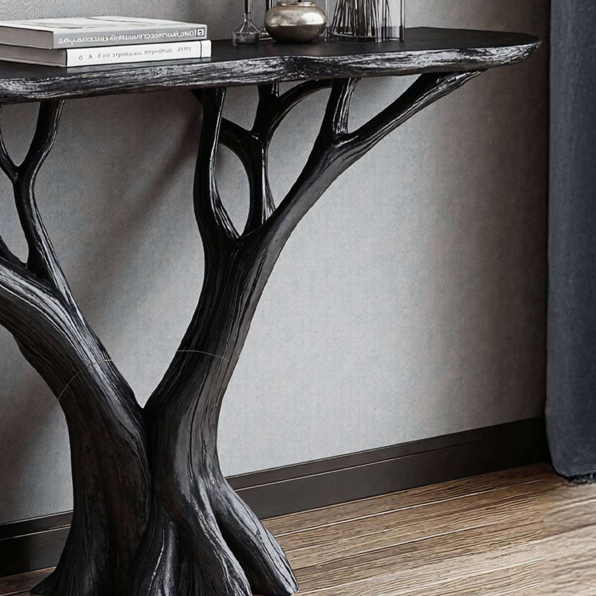 Wood Console Table For Entryway Organization And Home Decor SILDTCS187