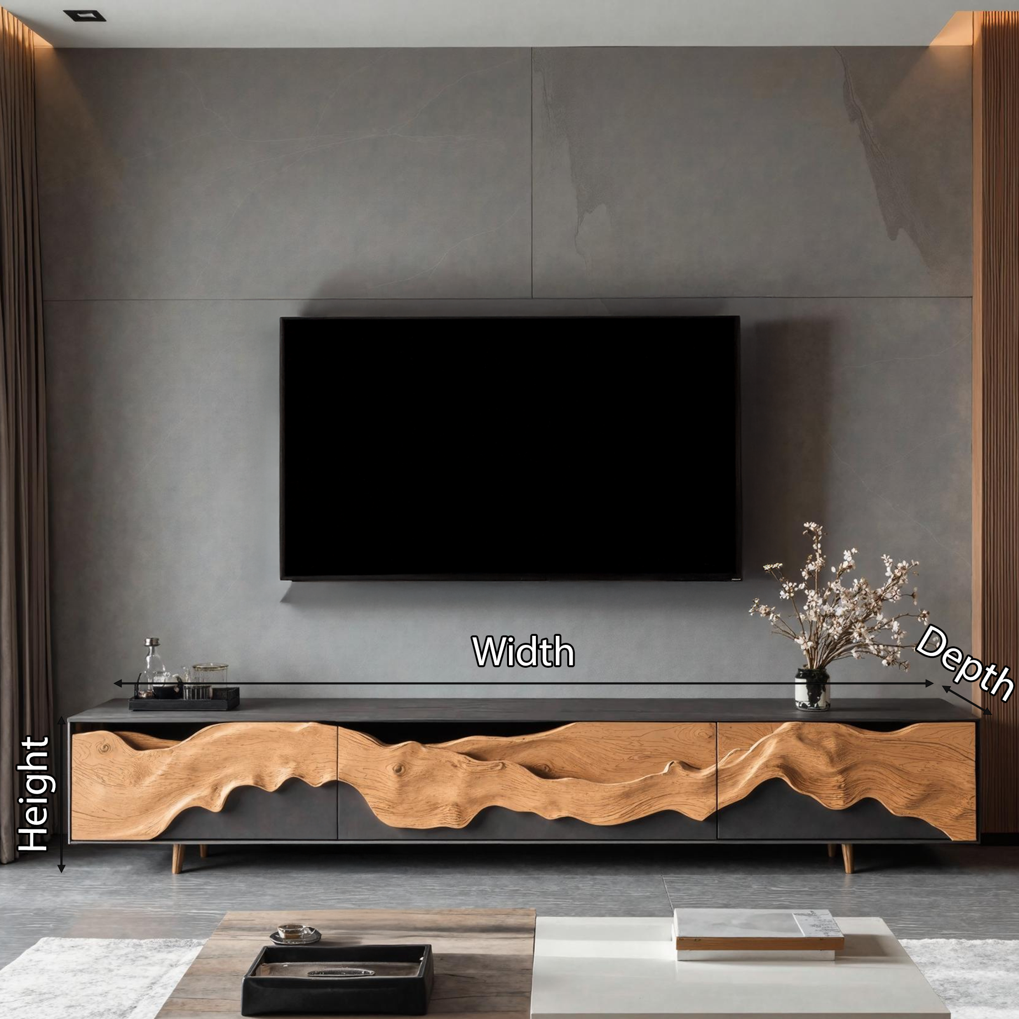 Rustic Style TV Cabinet For Furniture Lovers SILDTTNTVC031