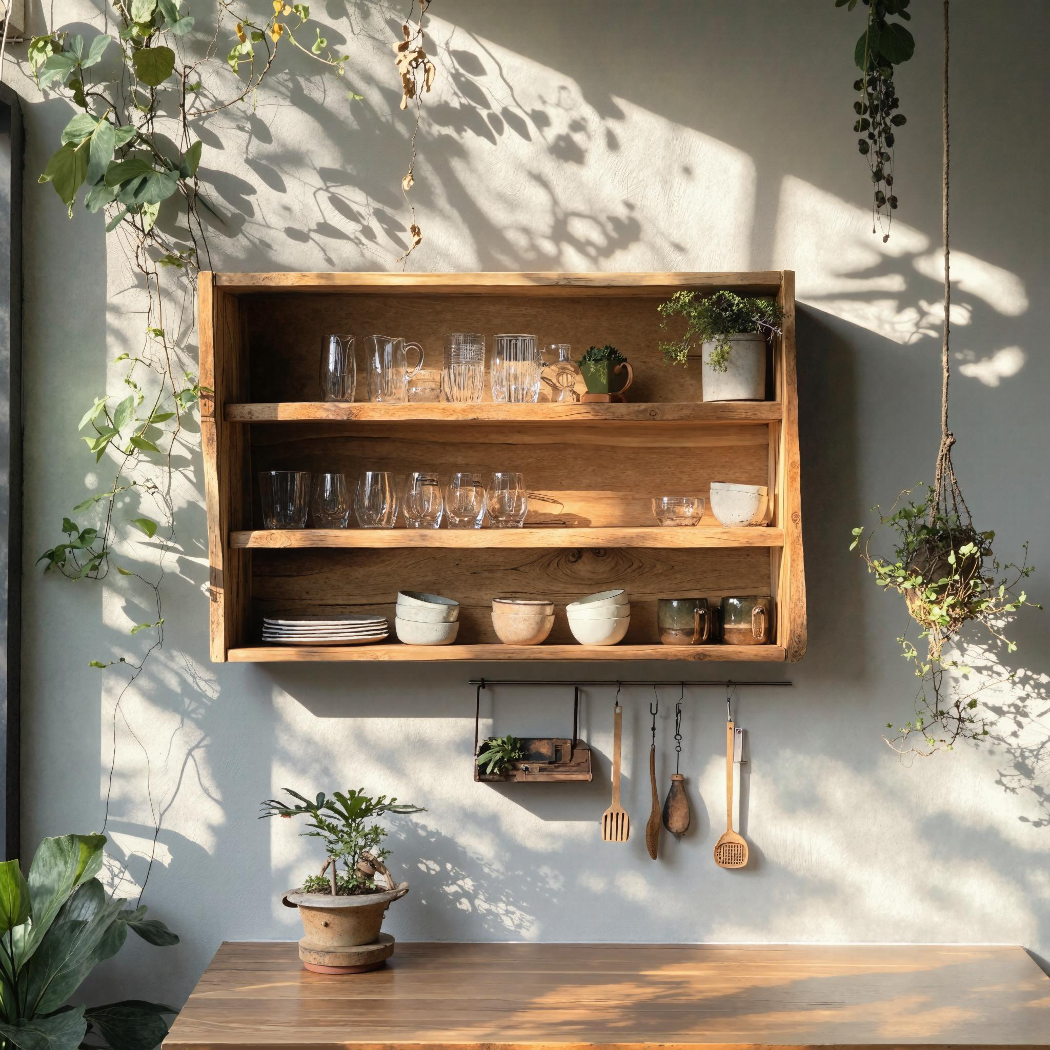 Mid Century Wooden Kitchen Cabinet For Kitchen Decor SILDTKC005