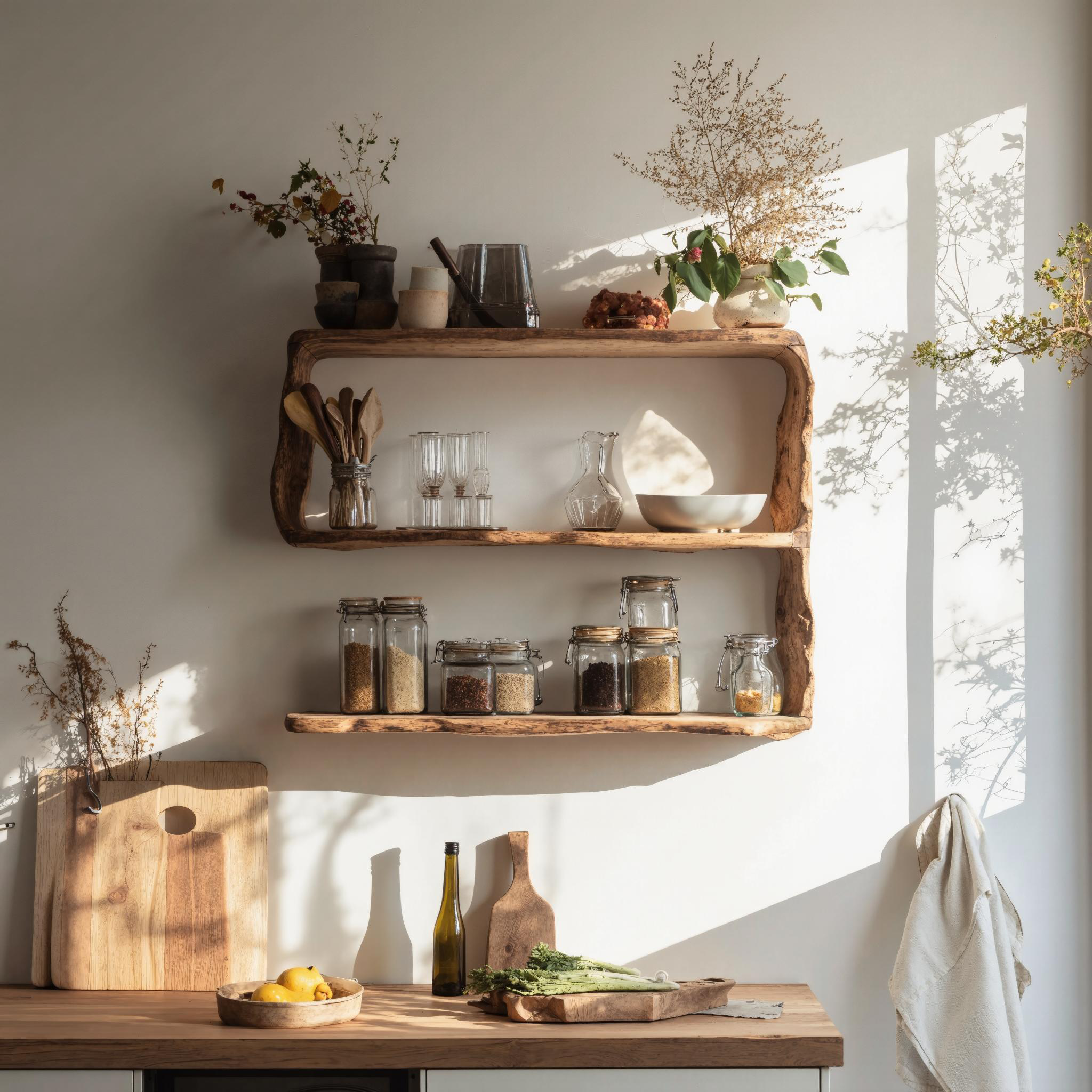 Rustic Solid Wood Kitchen Storage For Kitchen Decor SILDTKC002