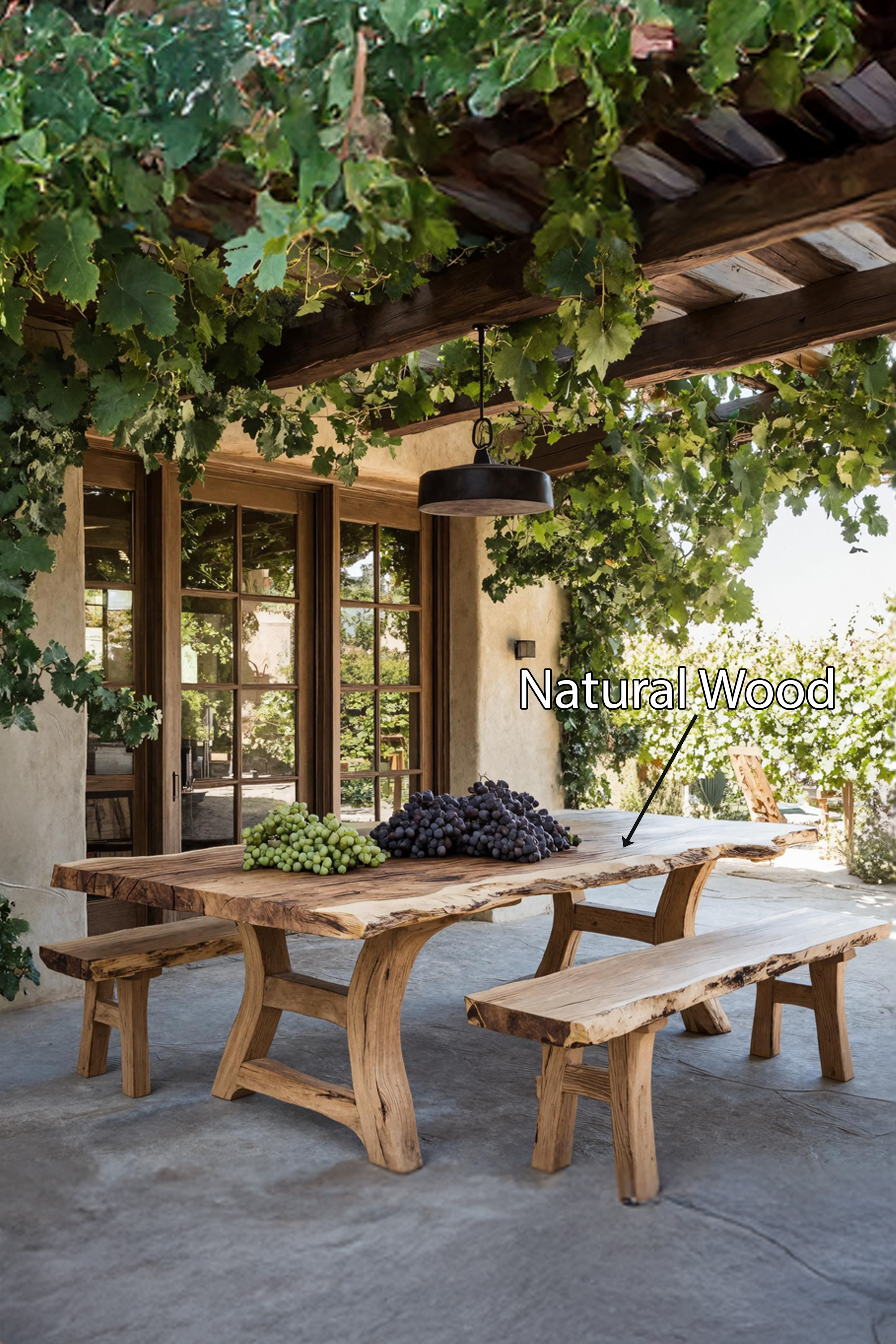 Rustic Dining Table For Timeless Kitchen Style SILDTTNDN001