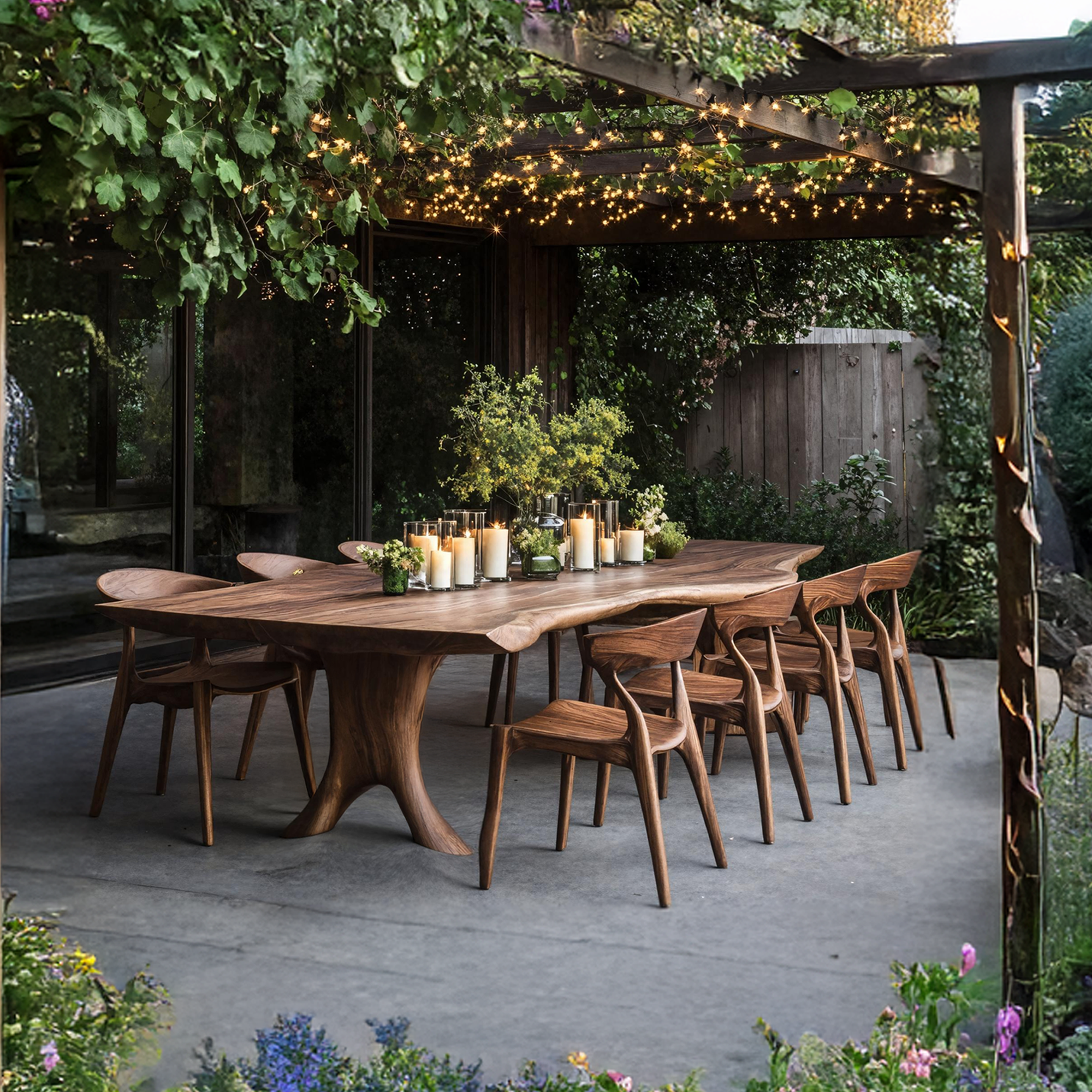 Farmhouse Wood Dining Table For Home Furniture SILDTTRDN017