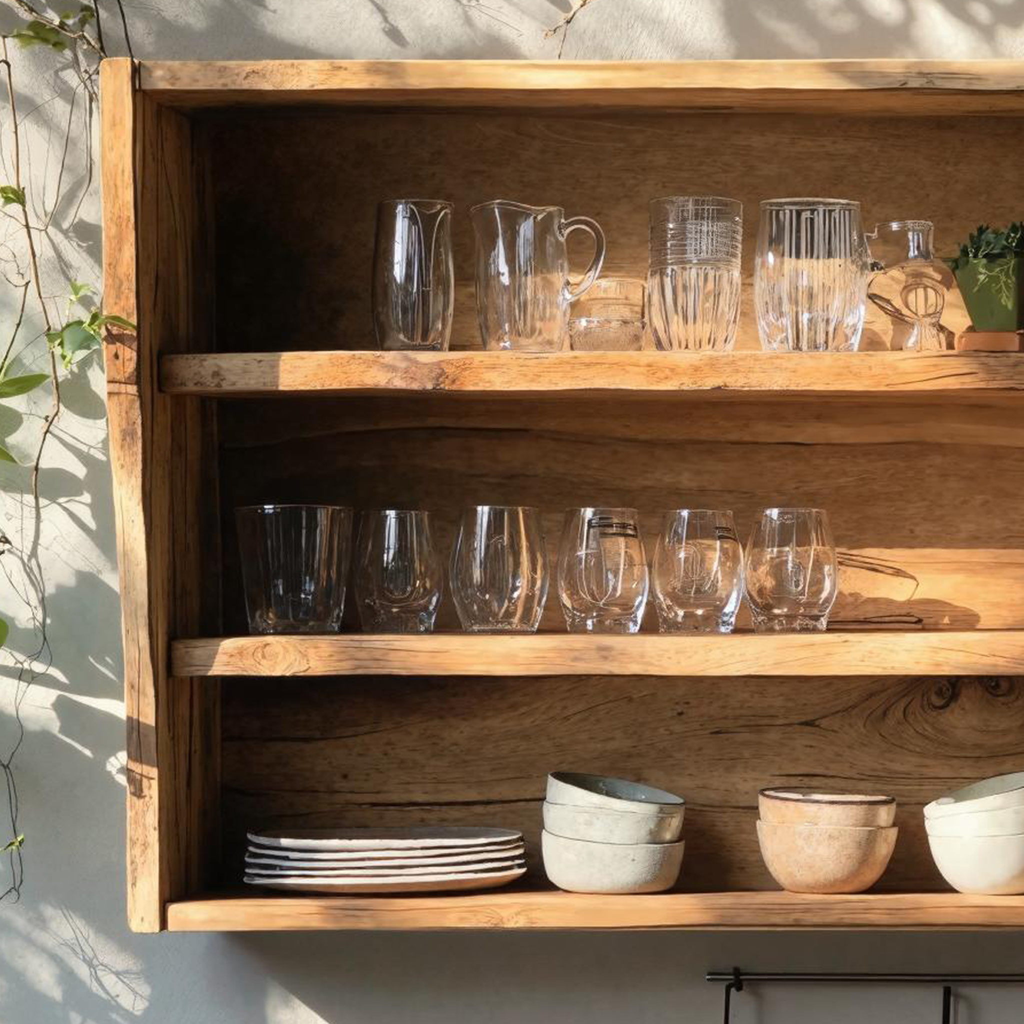 Mid Century Wooden Kitchen Cabinet For Kitchen Decor SILDTKC005