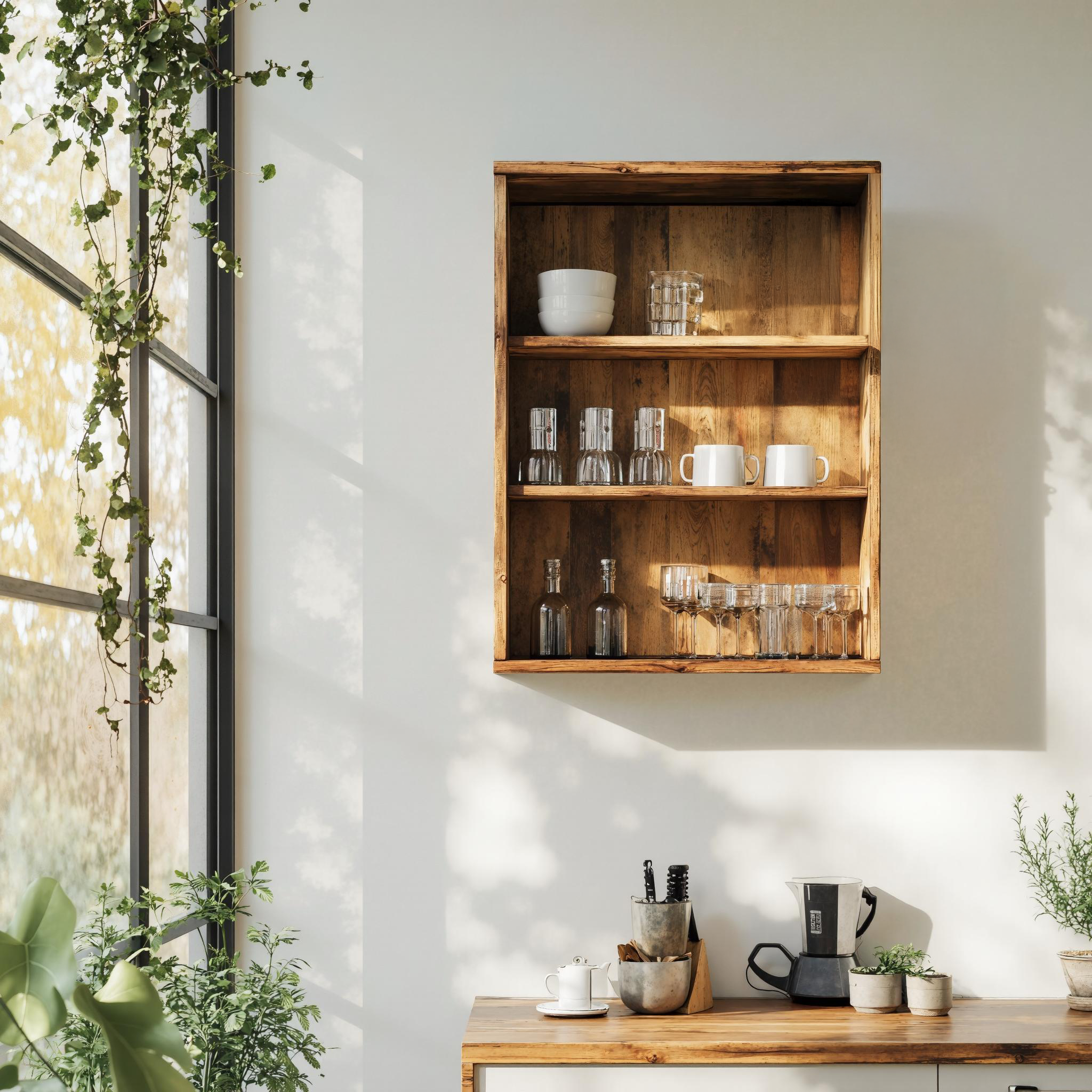 Vintage Solid Wood Kitchen Storage For Furniture Decor SILDTKC008