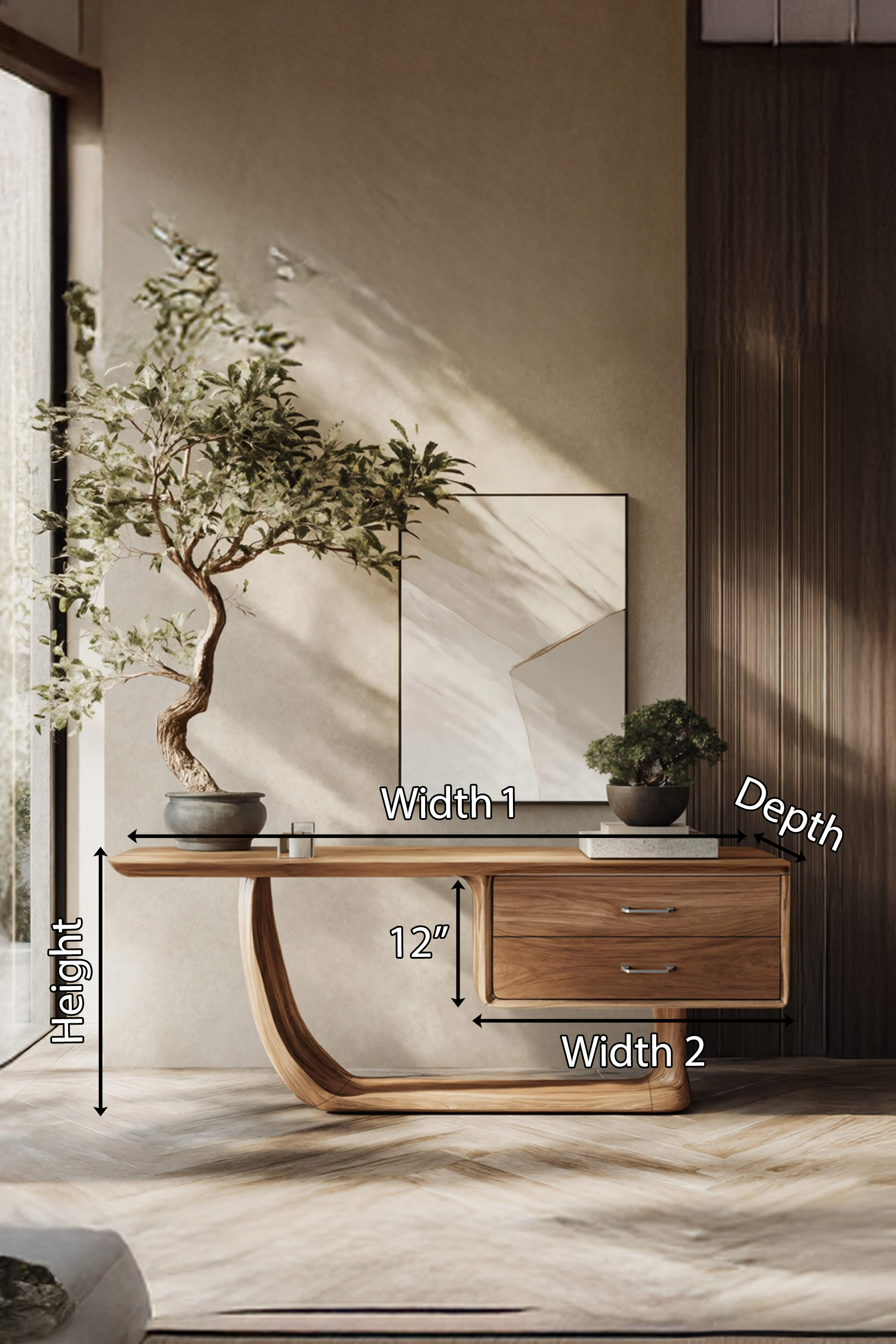 Handcrafted Live Edge Entryway Table For Entryway Modern Farmhouse SILDTTNCS020
