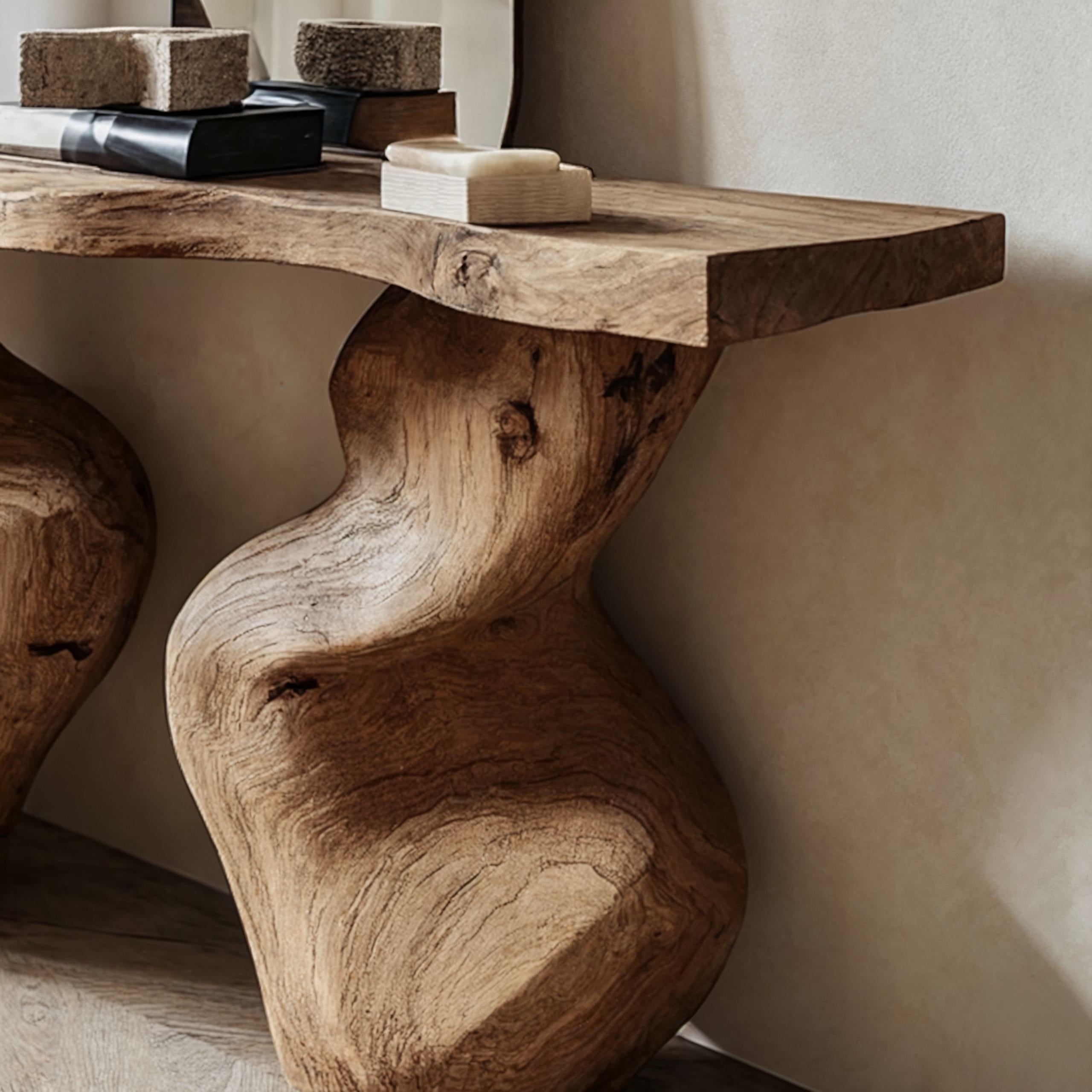 Entryway Table Solid Wood SILDTCS030