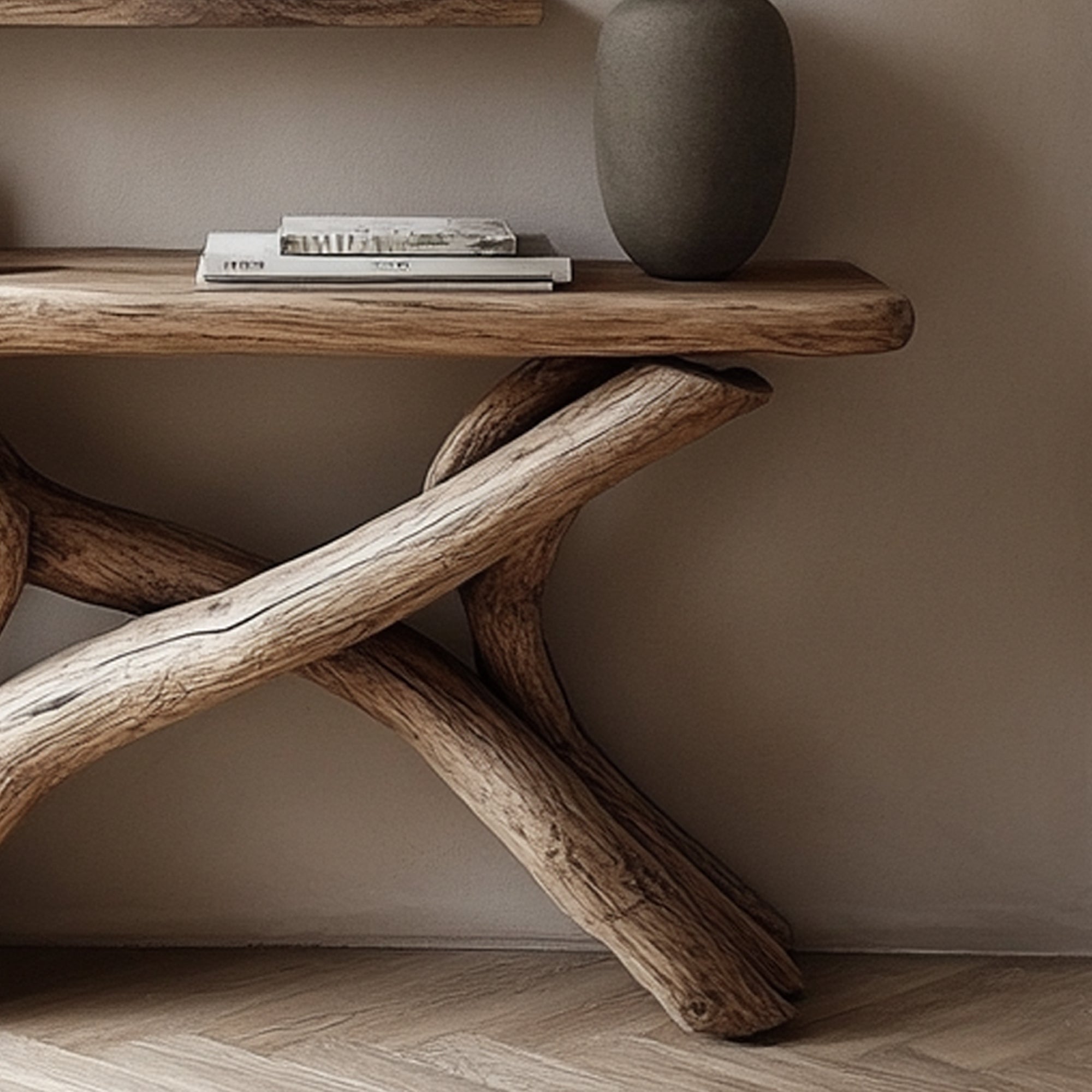 Rustic Console Table Farmhouse SILDTCS039