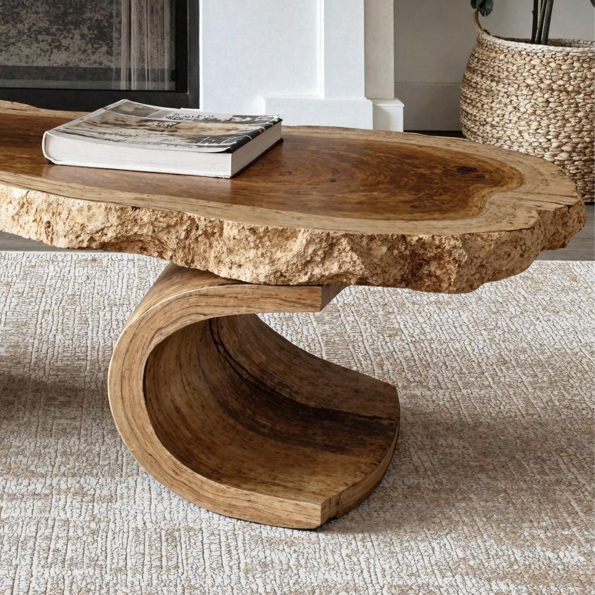 Custom Wood Coffee Table For Personalized Home Decor SILDTCF097