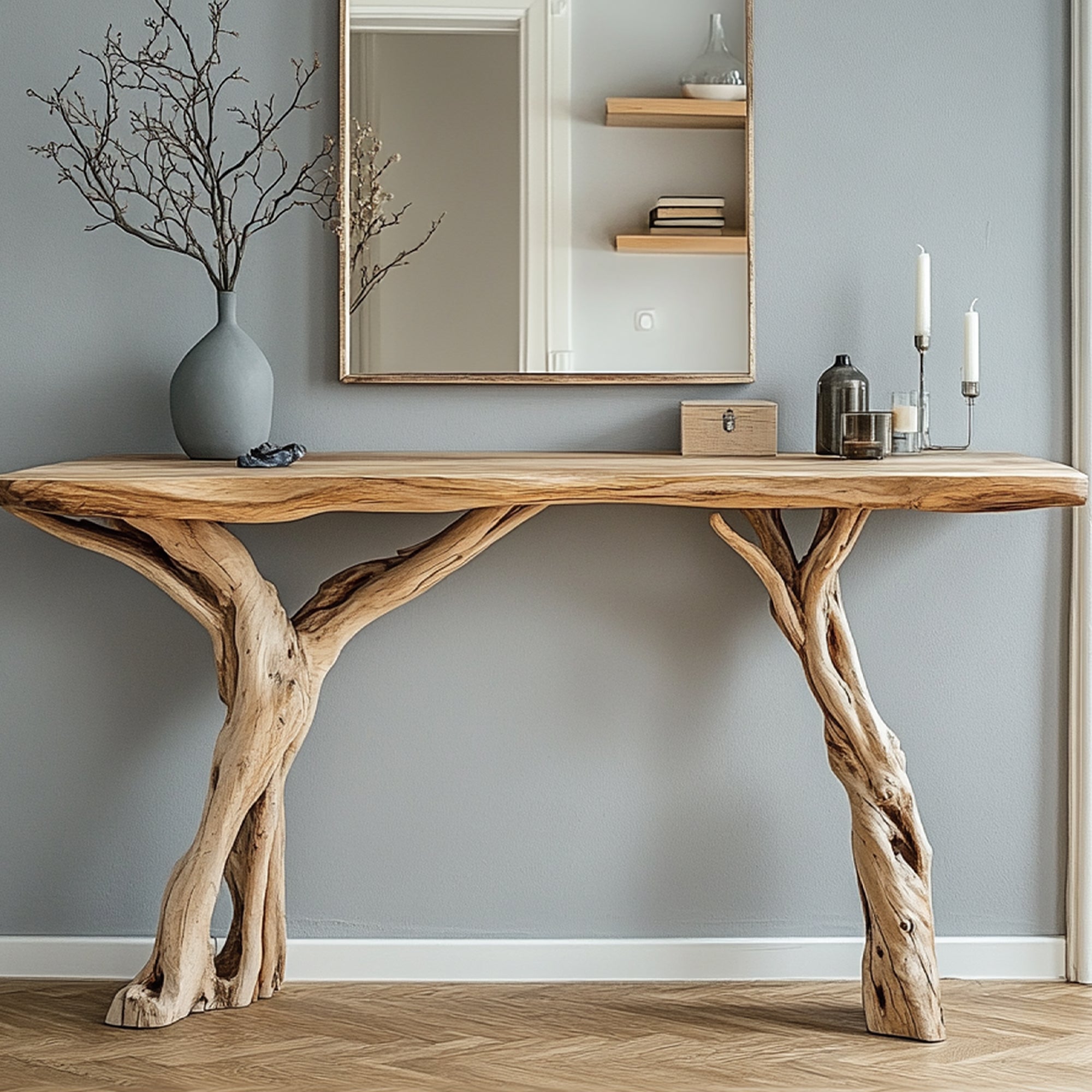 Woodworking Console Table SILDTCS023