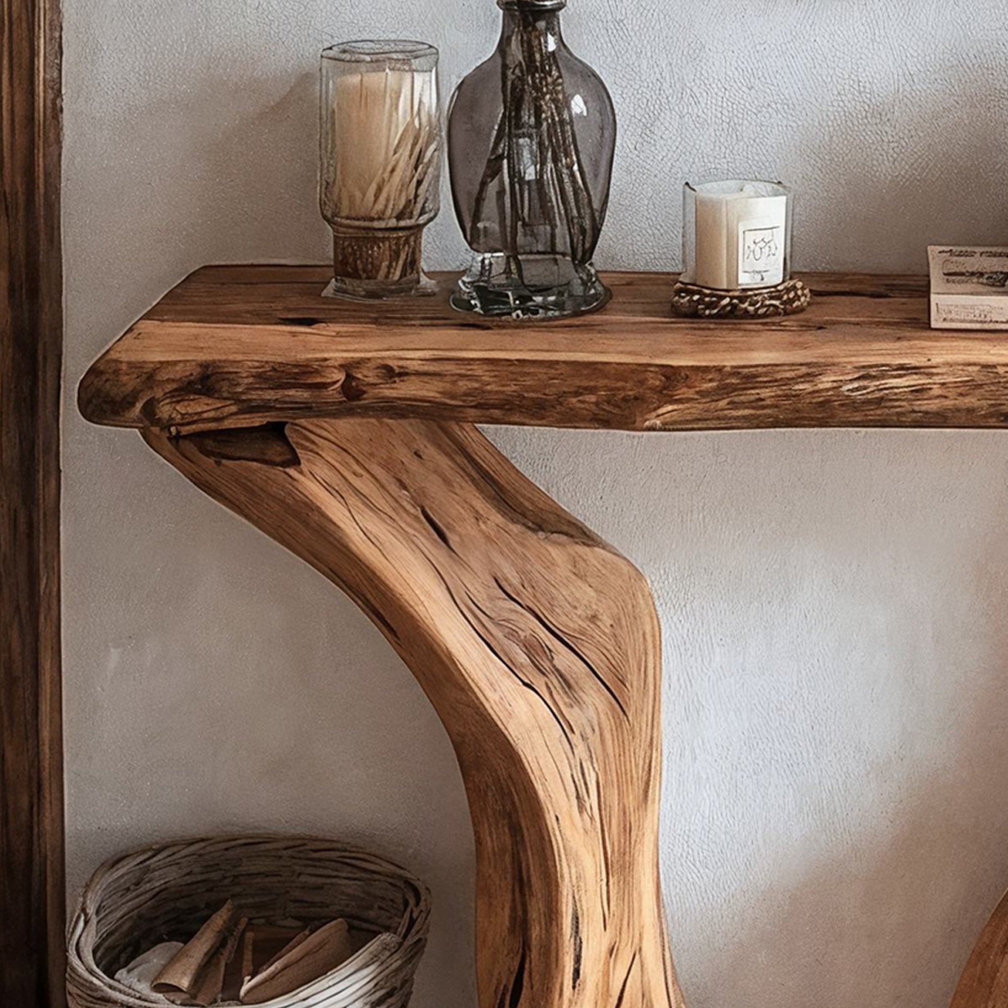 Entryway Console Table Handcrafted SILDTCS050