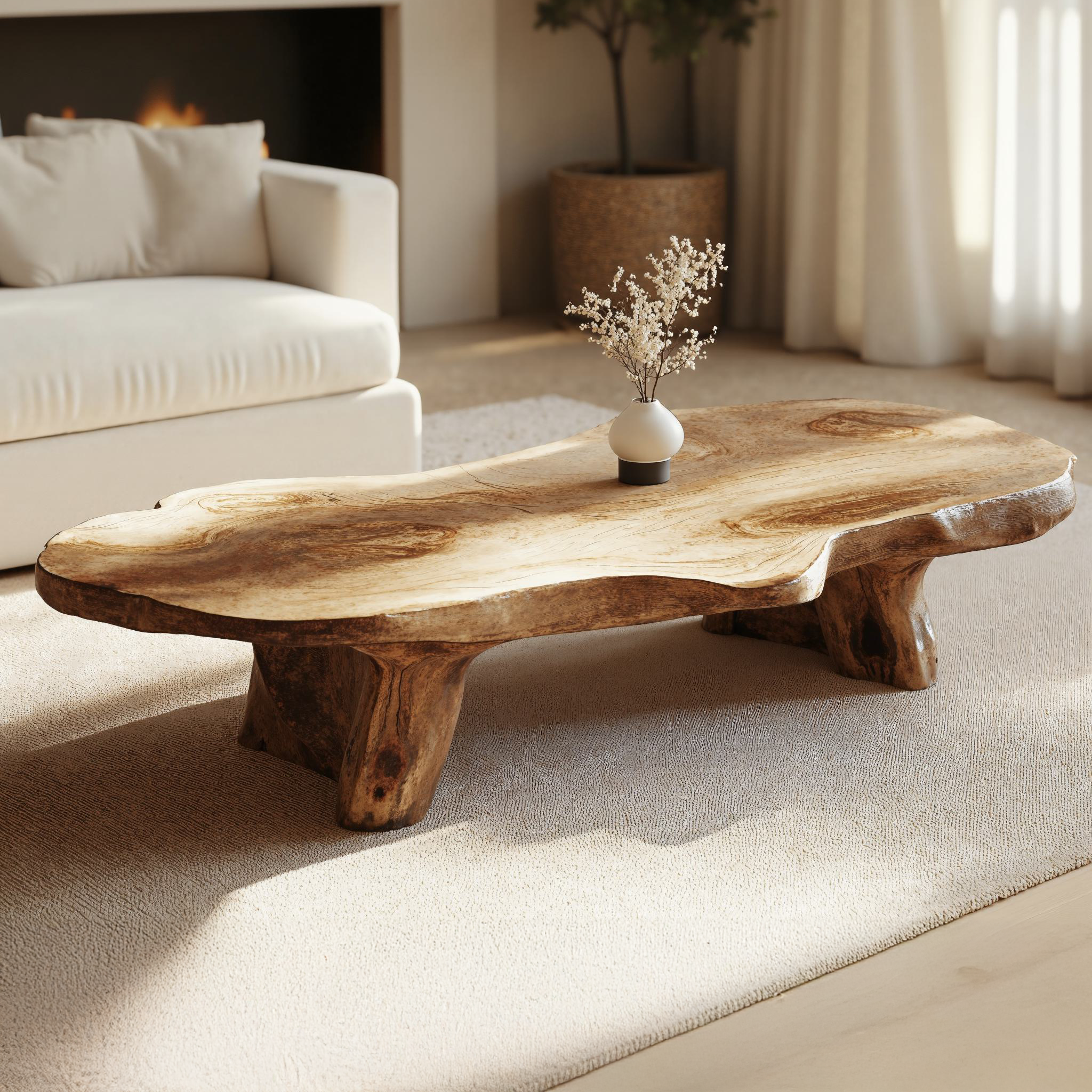 Handcrafted Coffee Table Unique Coffee Table SILDTCF046