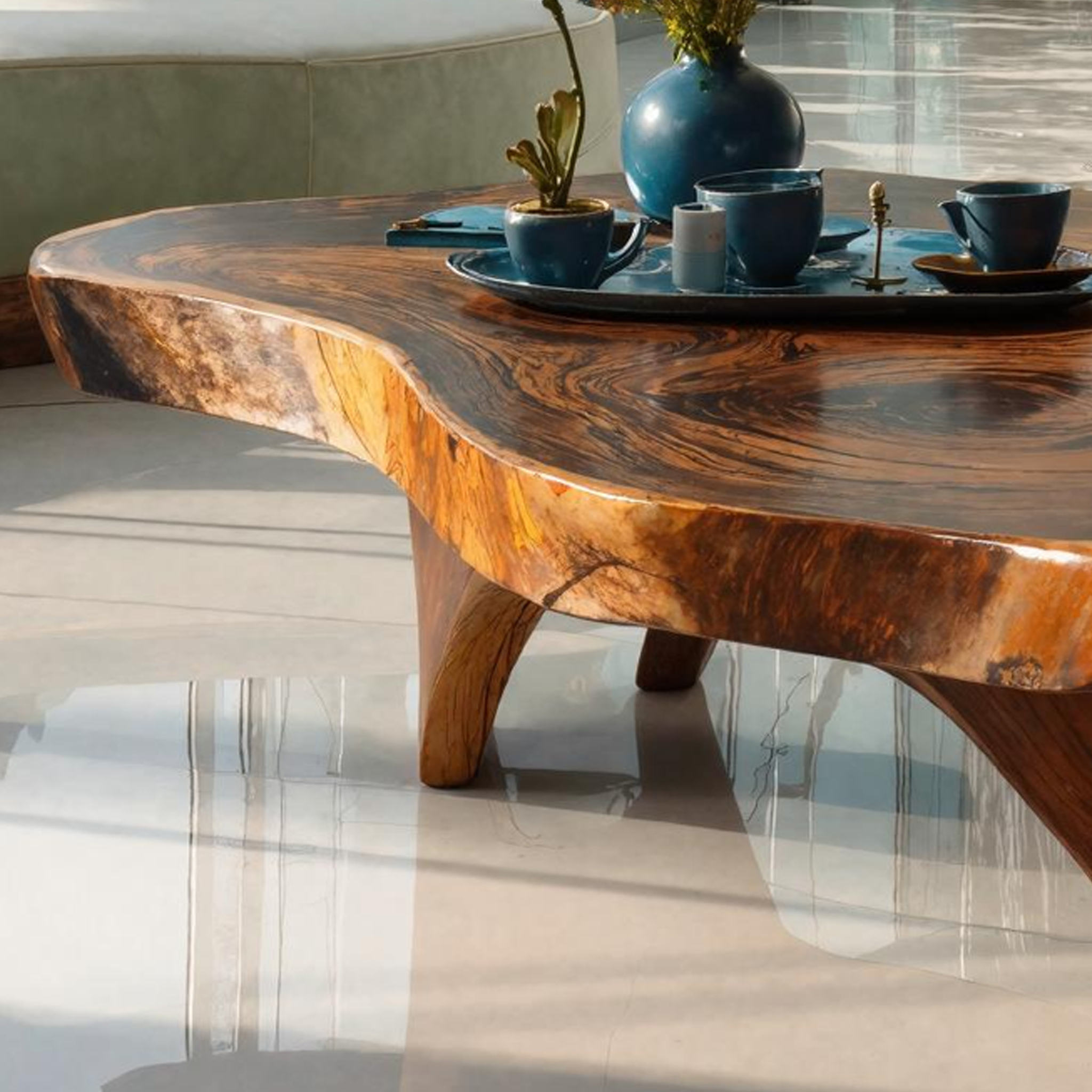 Mid Century Coffee Table For Compact Living Areas SILDTTRCF024
