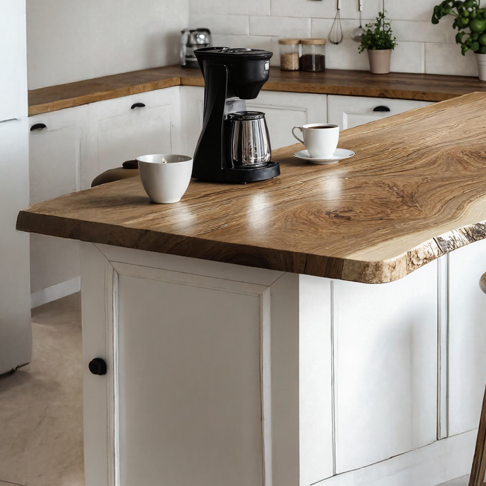 Mid Century Wooden Kitchen Countertop For Timeless Kitchen Upgrade SILDTKCT005