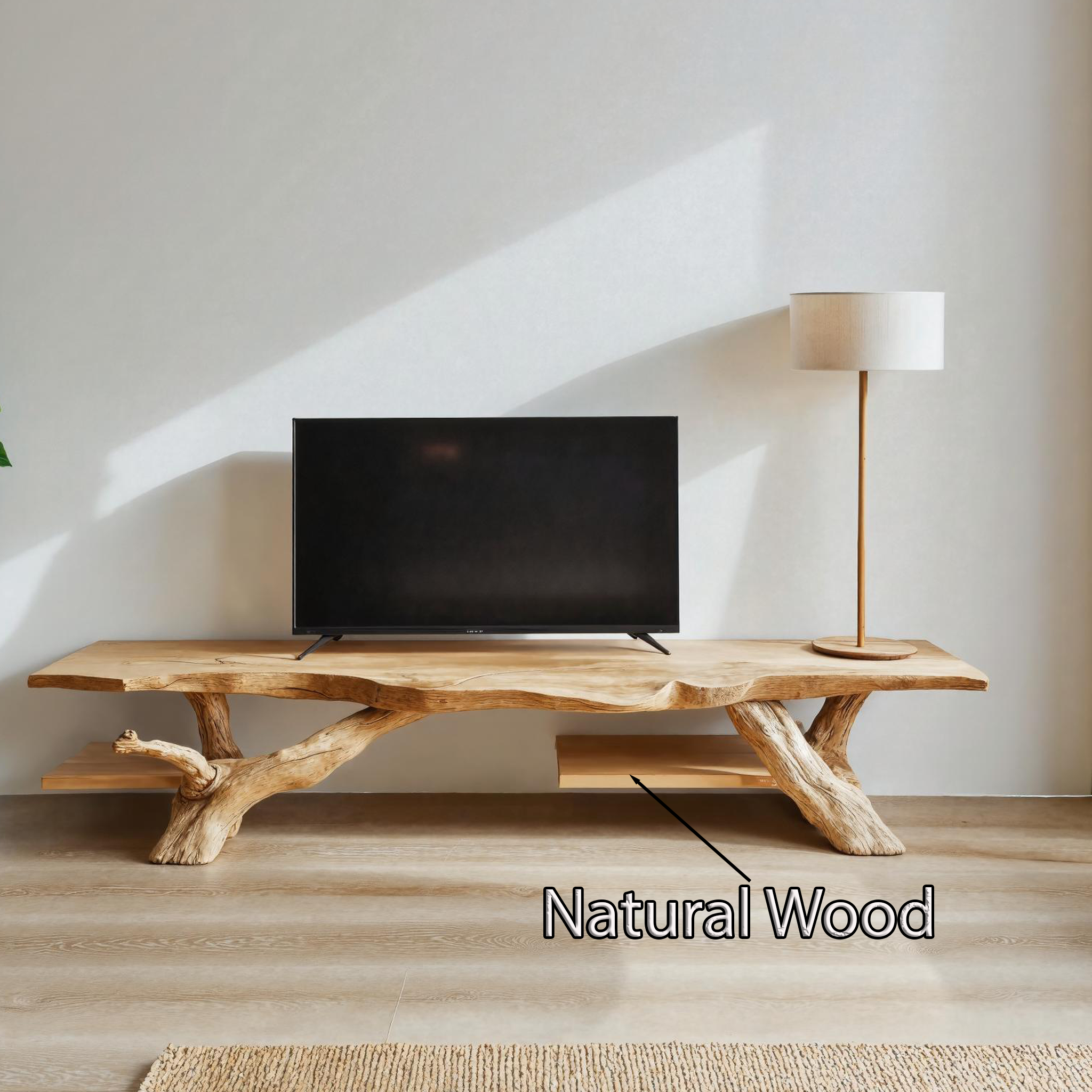 Rustic Reclaimed Wood TV Stand For Living Room And Entryway SILDTTVC021