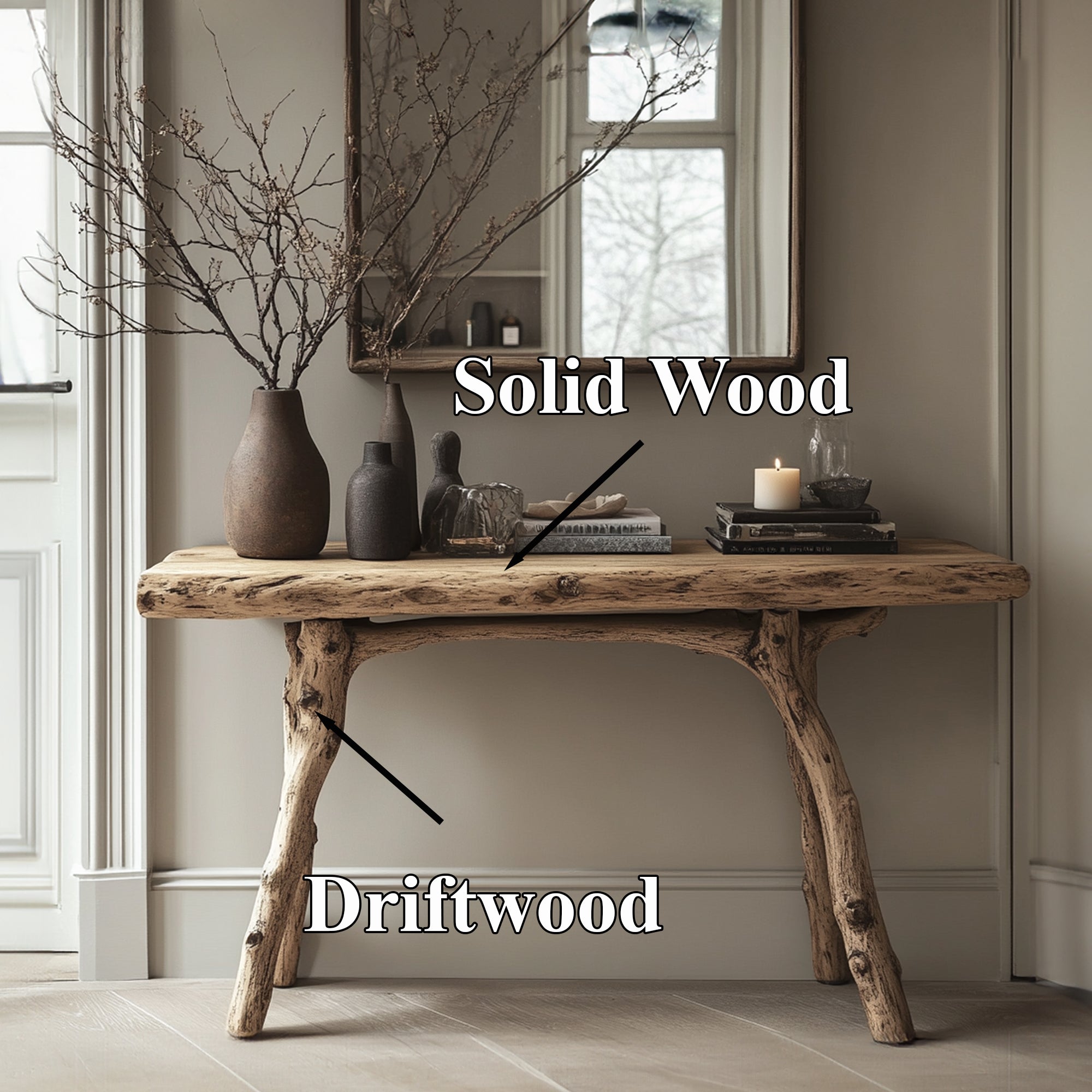 Curve Console Table Handcraft SILDTCS044