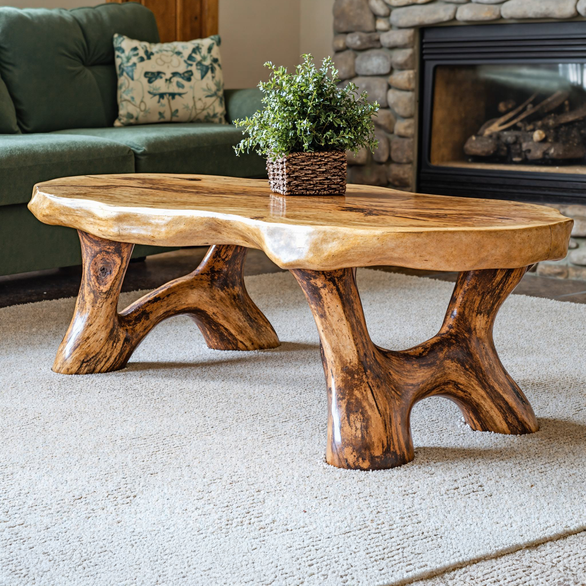 Rustic Coffee Table For Living Room SILDTCF053
