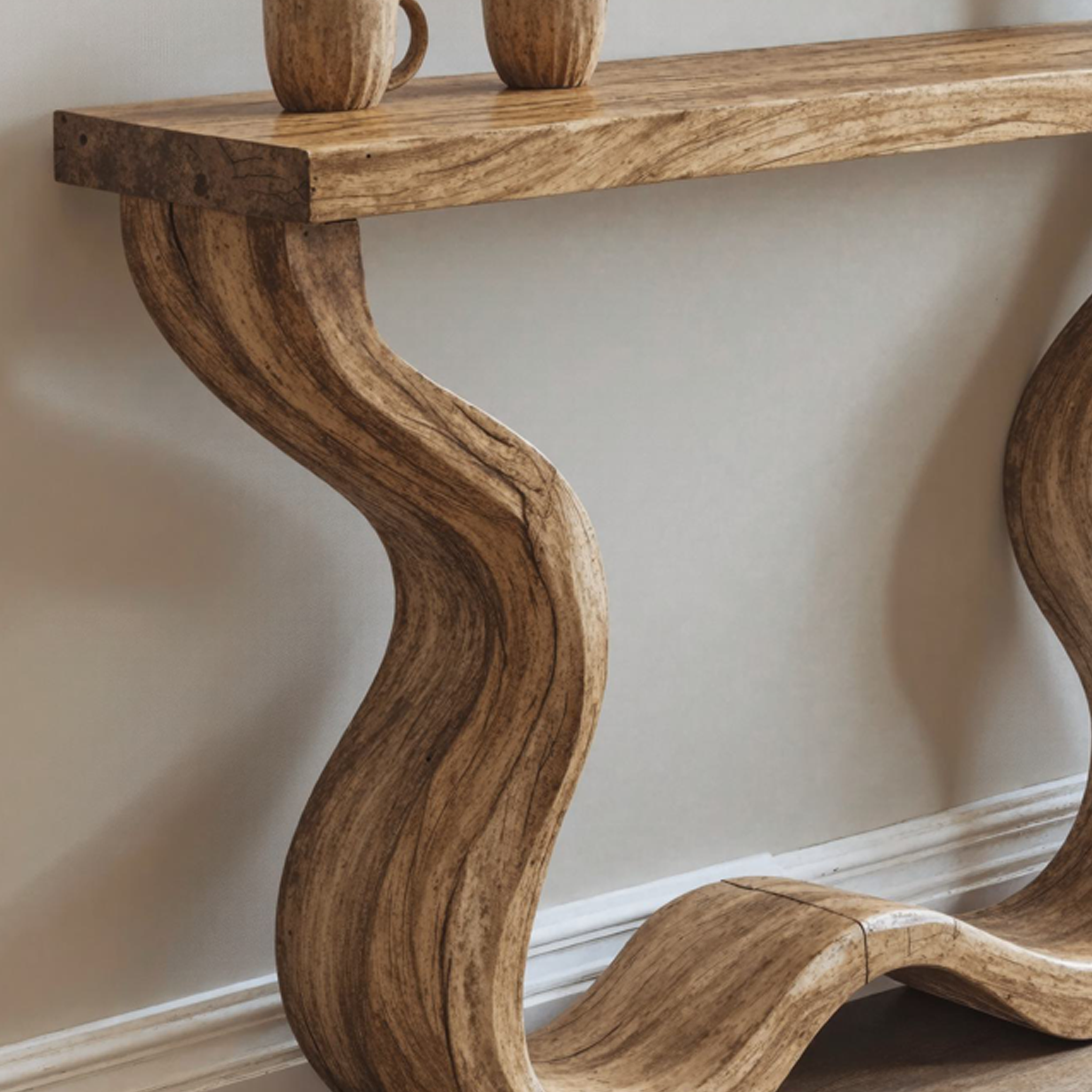 Rustic Console Table Entry Side Table SILDTCS134