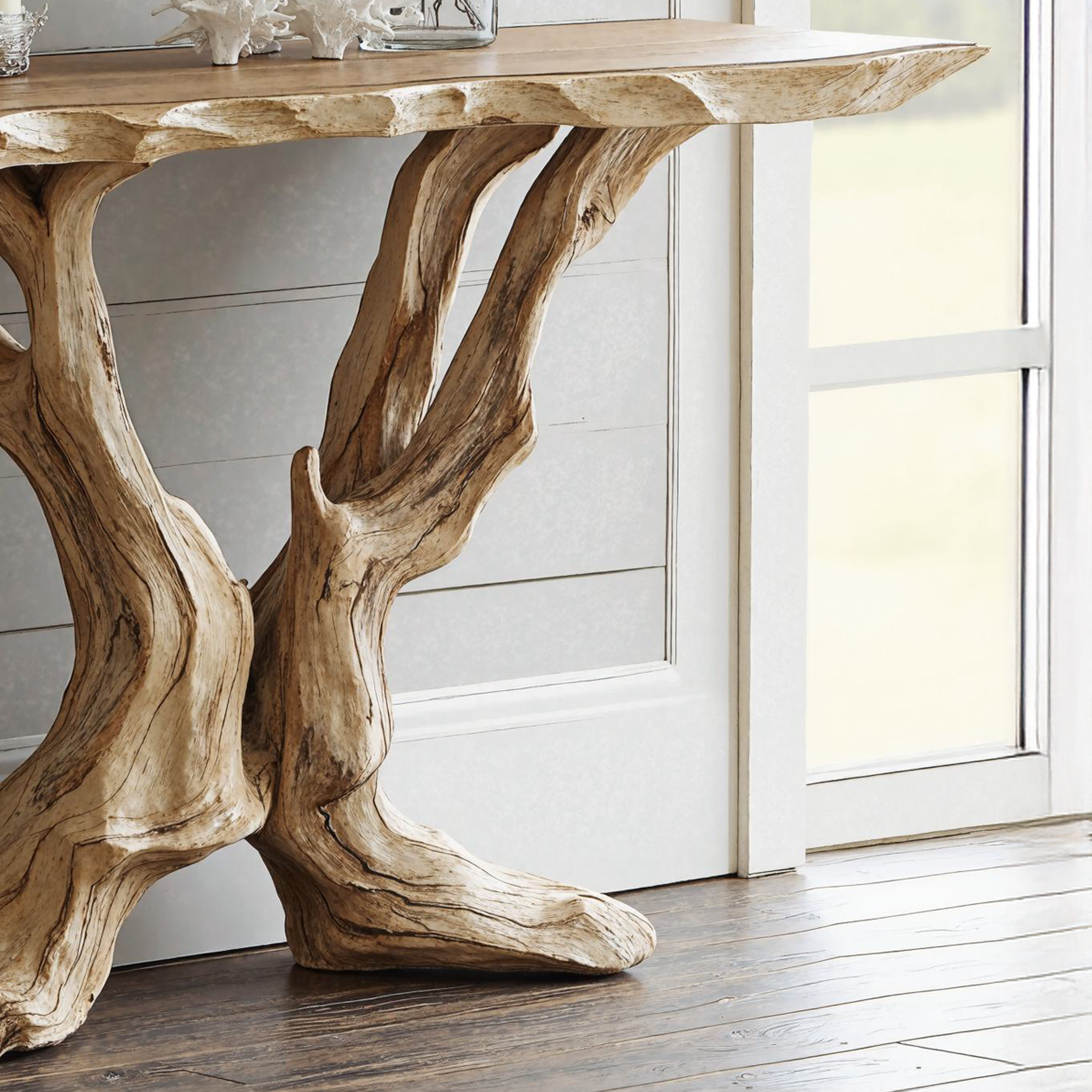 Live Edge Side Table Handcrafted For Vintage Interiors SILDTCS034