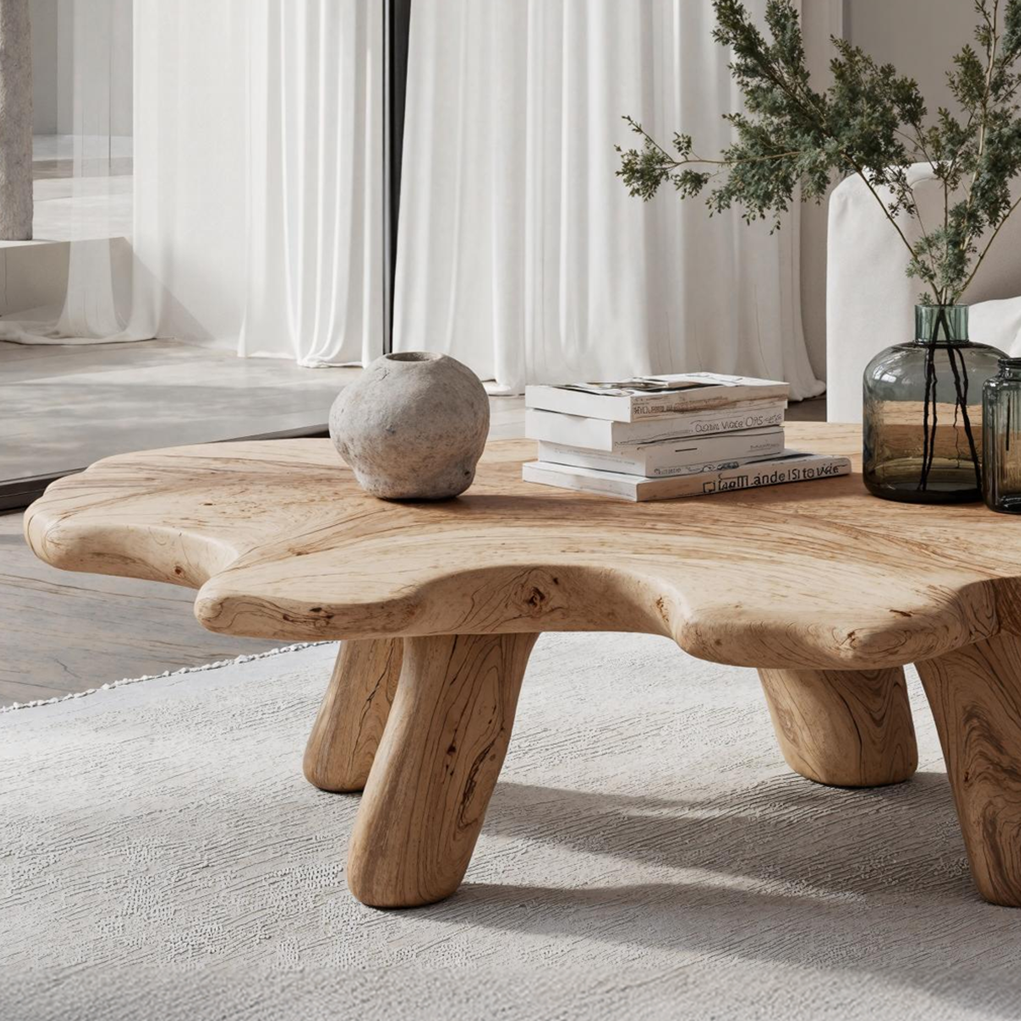 Rustic Low Table For Cozy Living Room SILDTTRCF002
