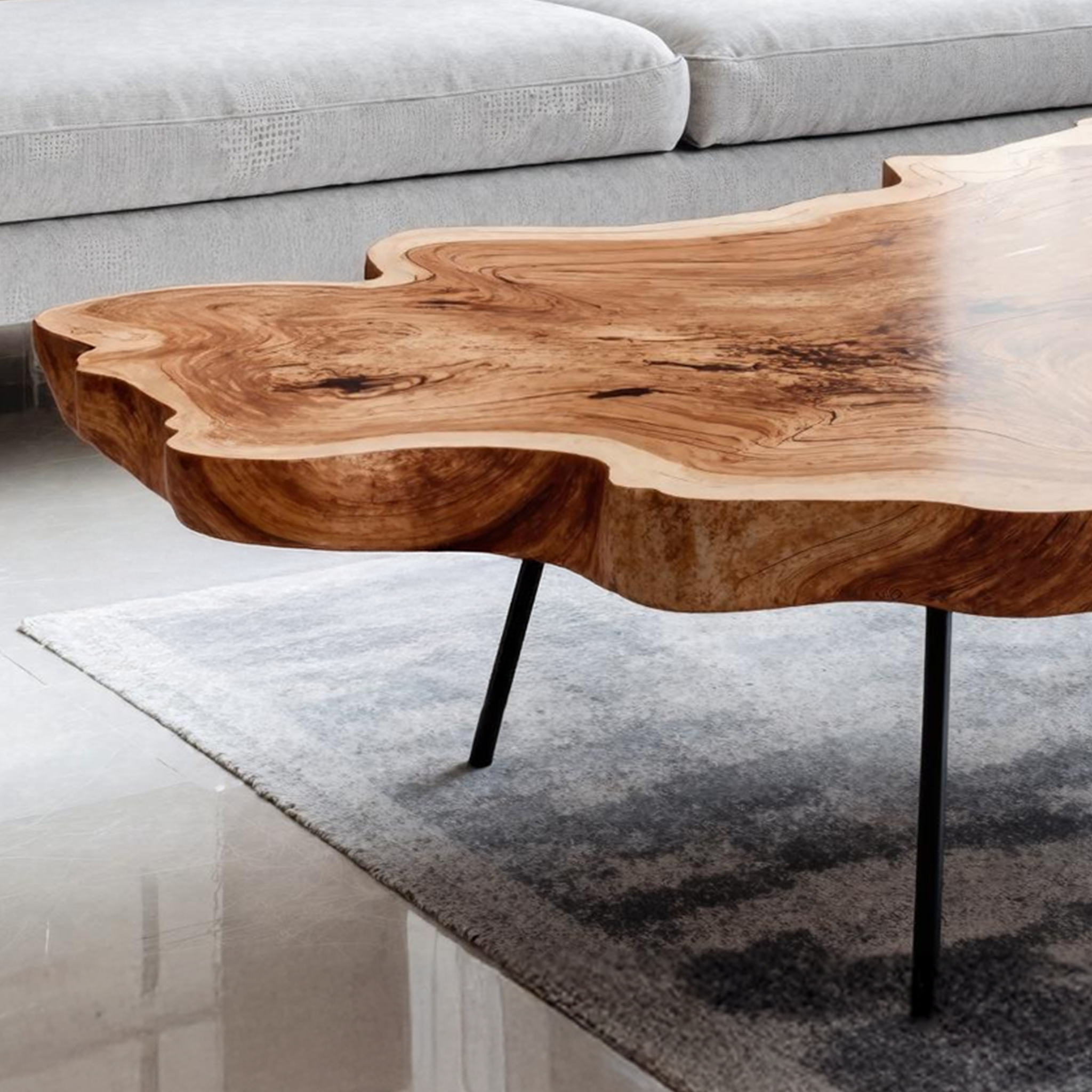 Mid Century Coffee Table For Elegant Room Setting SILDTTNCF024