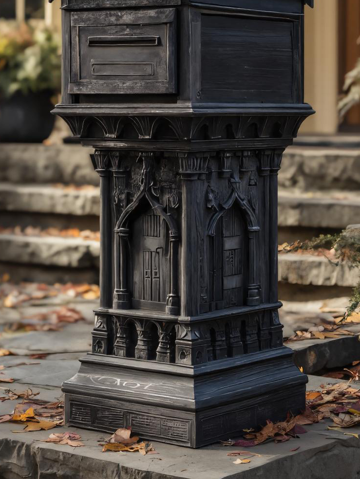 Gothic Gargoyle Mailbox For Garden Or Halloween Decor SITHTTHW011