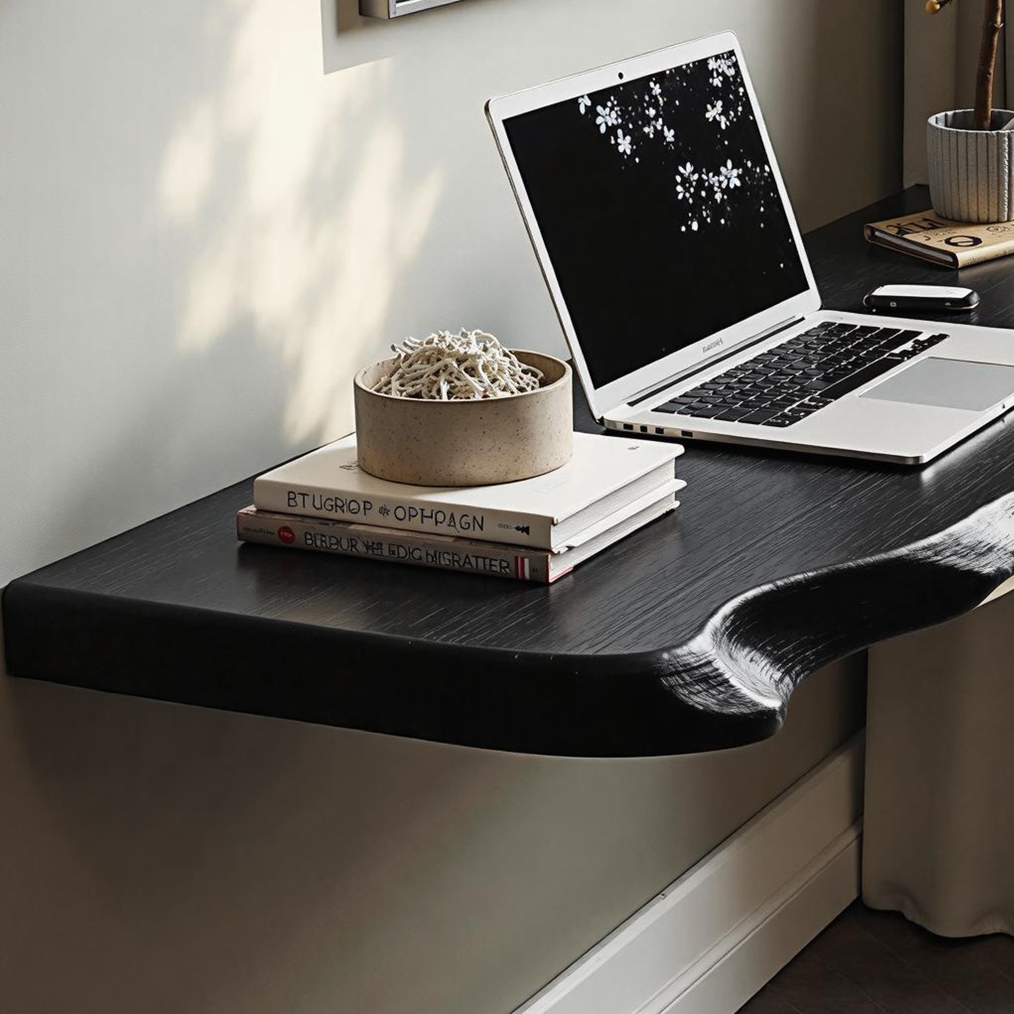 Vintage Wooden Floating Table For Home Interior Styling SILDTFLD008