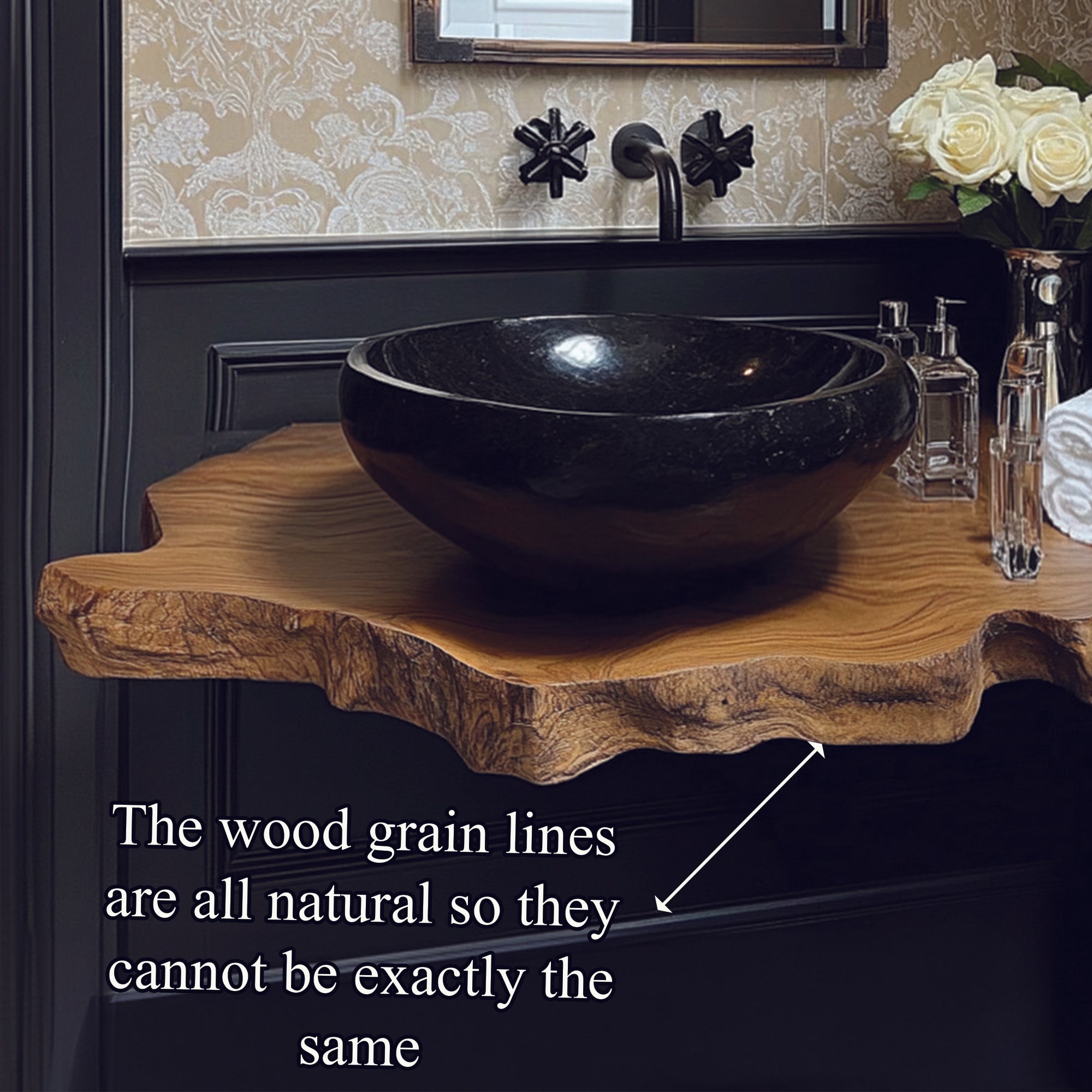 Rustic Shelf Sink Storage Powder Room SINLBRV053