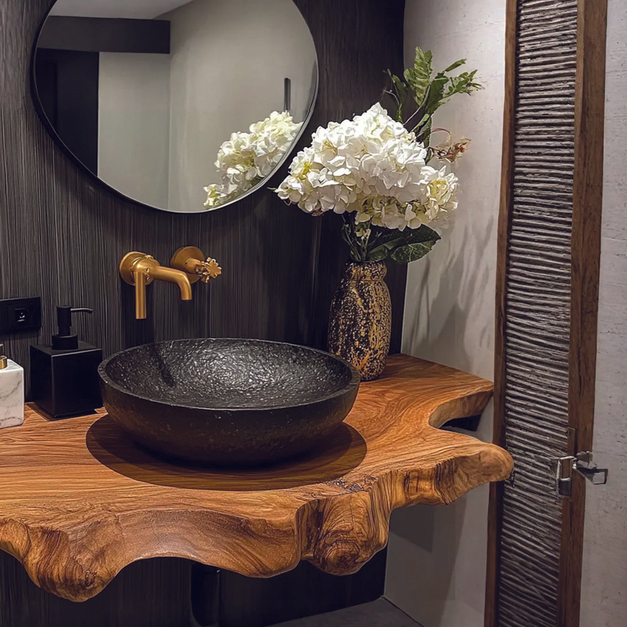 Rustic Industrial Wood Sink Cabinet Laundry Room SINLBRV051