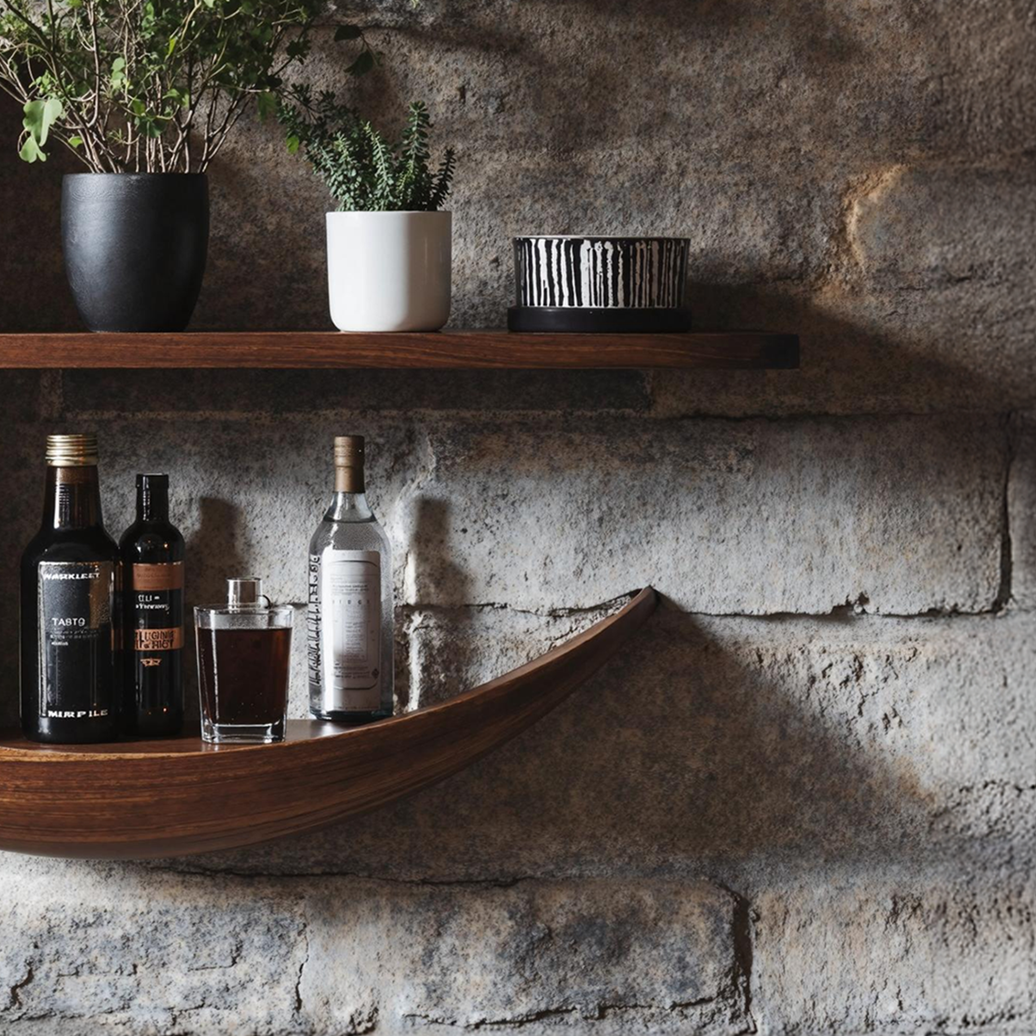 Handcrafted Live Edge Bookshelf For Modern Living Spaces SILDTTNWMS005