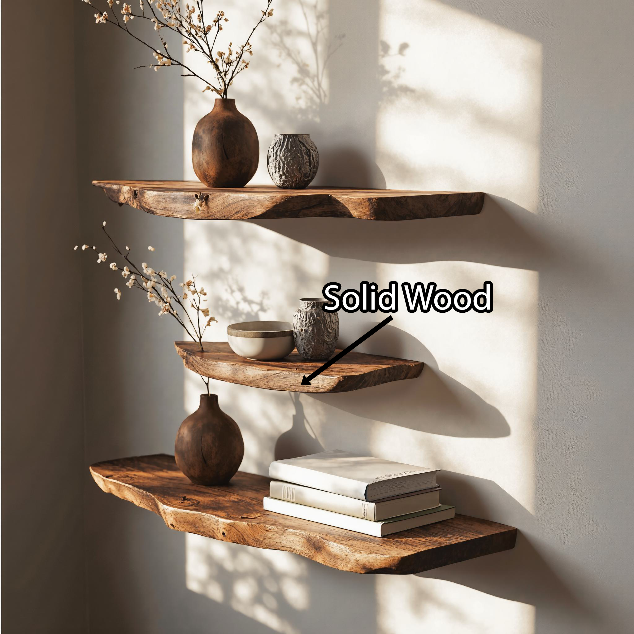 Wall Mounted Shelf Wooden Floating Shelf SILDTFL120