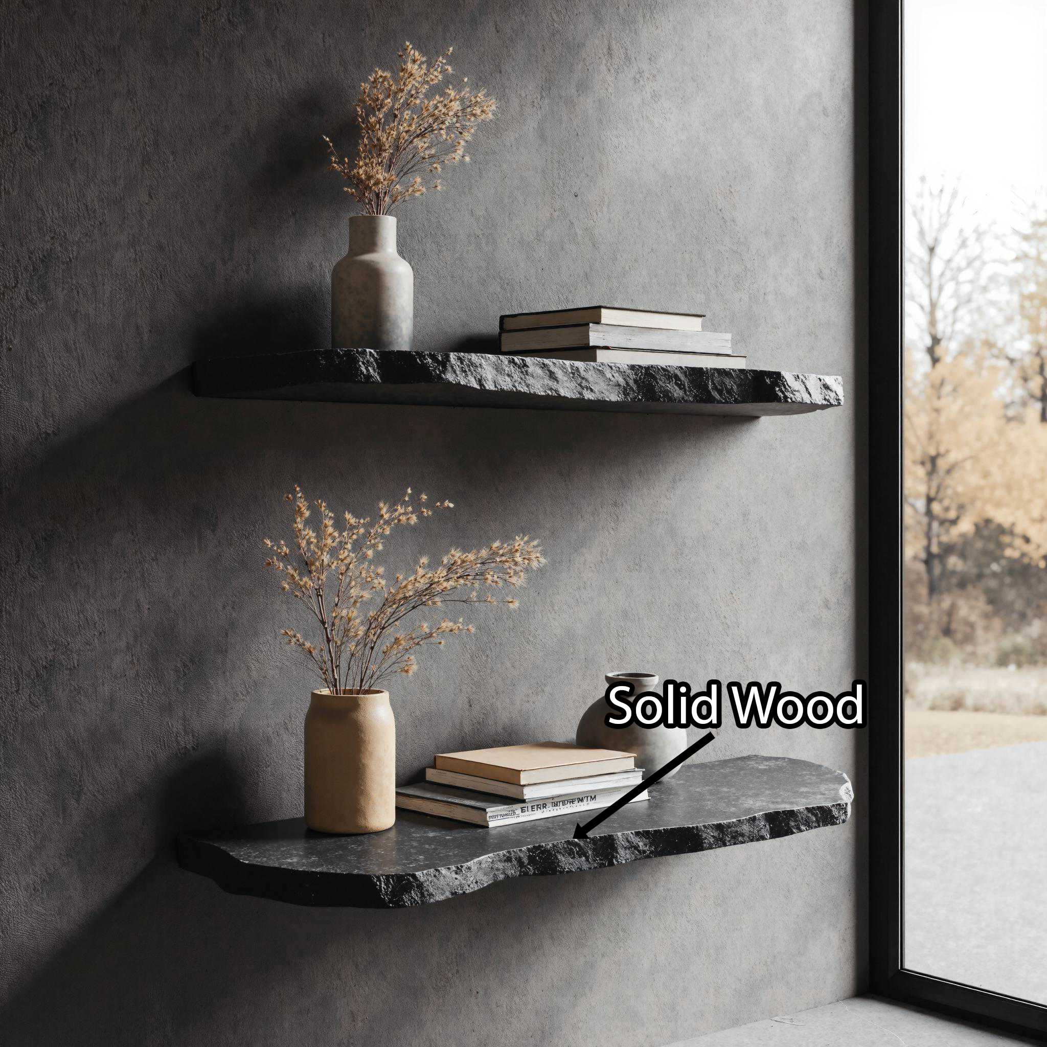 Handcrafted Wall Mounted Shelf For Living Room SILDTFL117