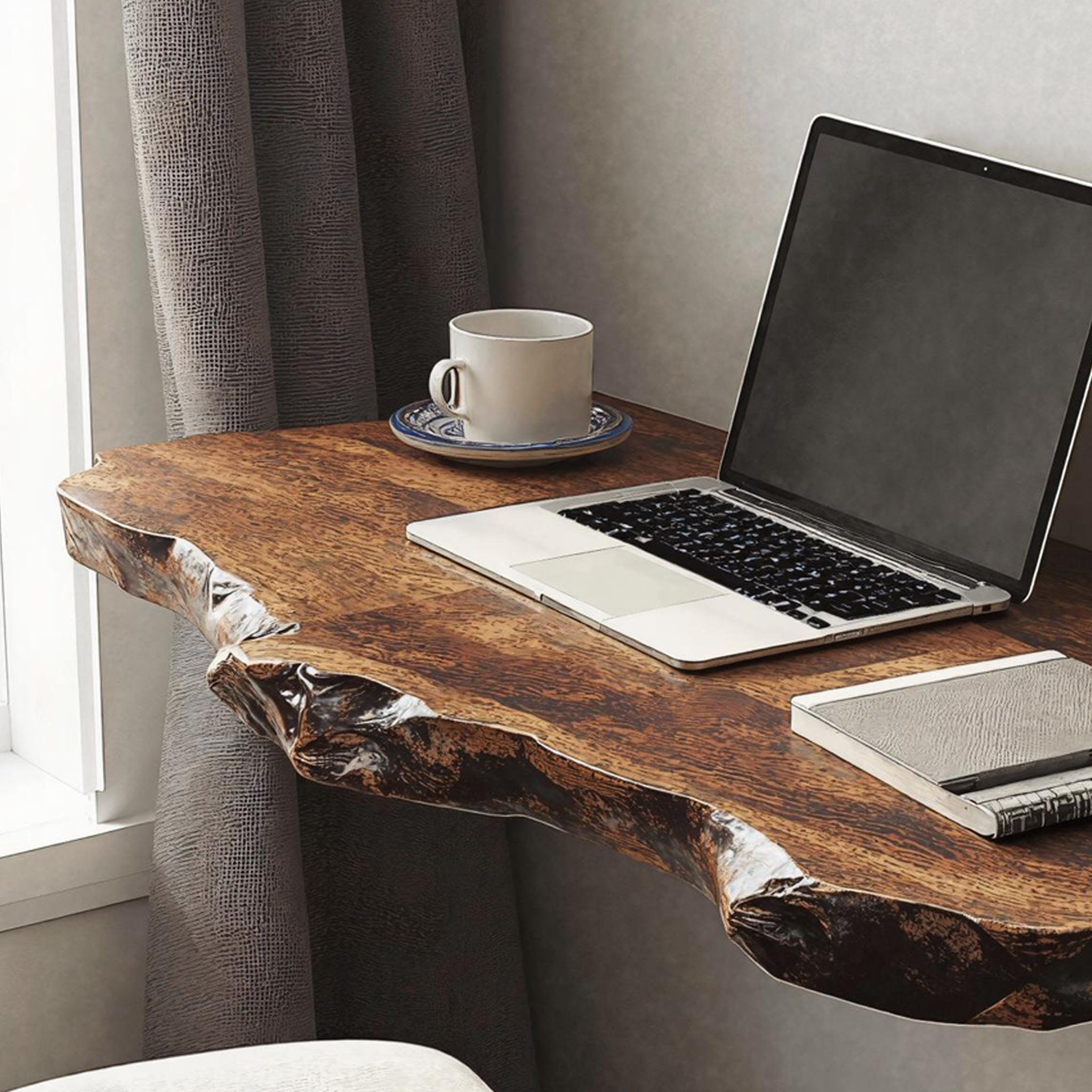 Vintage Wooden Floating Table For Timeless Living Room Beauty SILDTFLD020