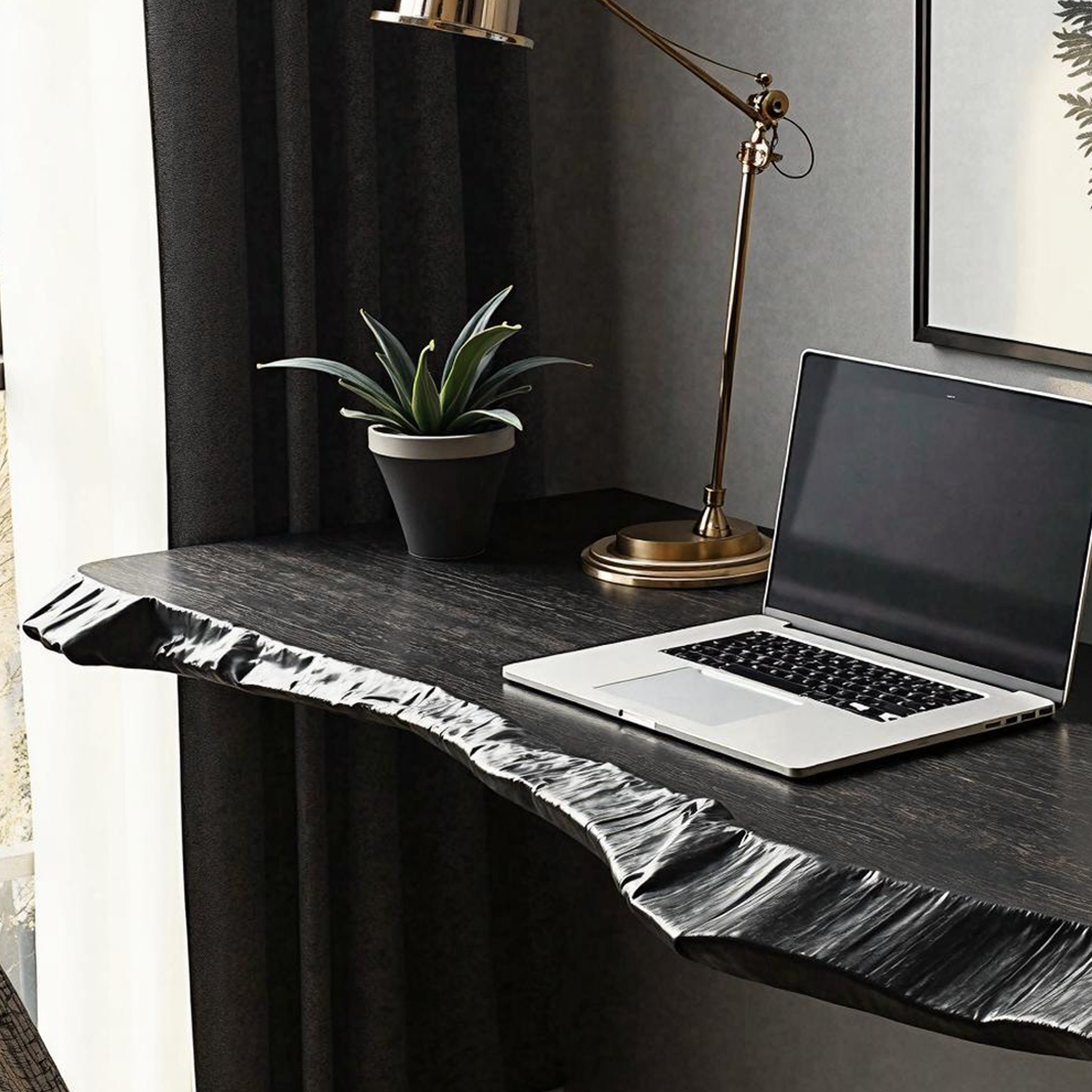 Rustic Wooden Floating Table For Bedroom Décor SILDTFLD006