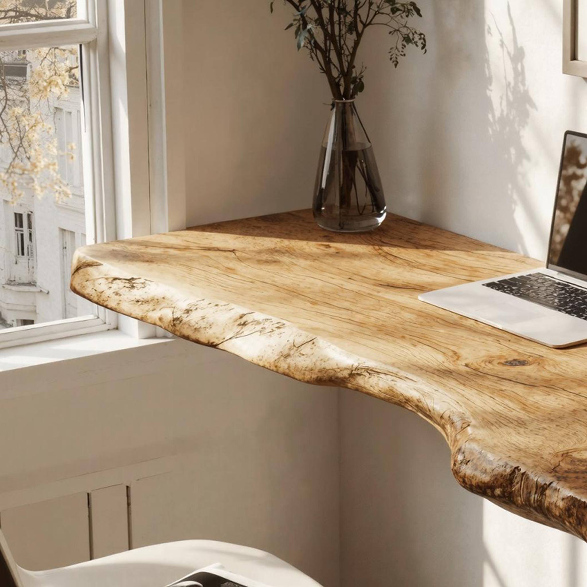 Vintage Wooden Floating Table For Unique Home Decor SILDTFLD016