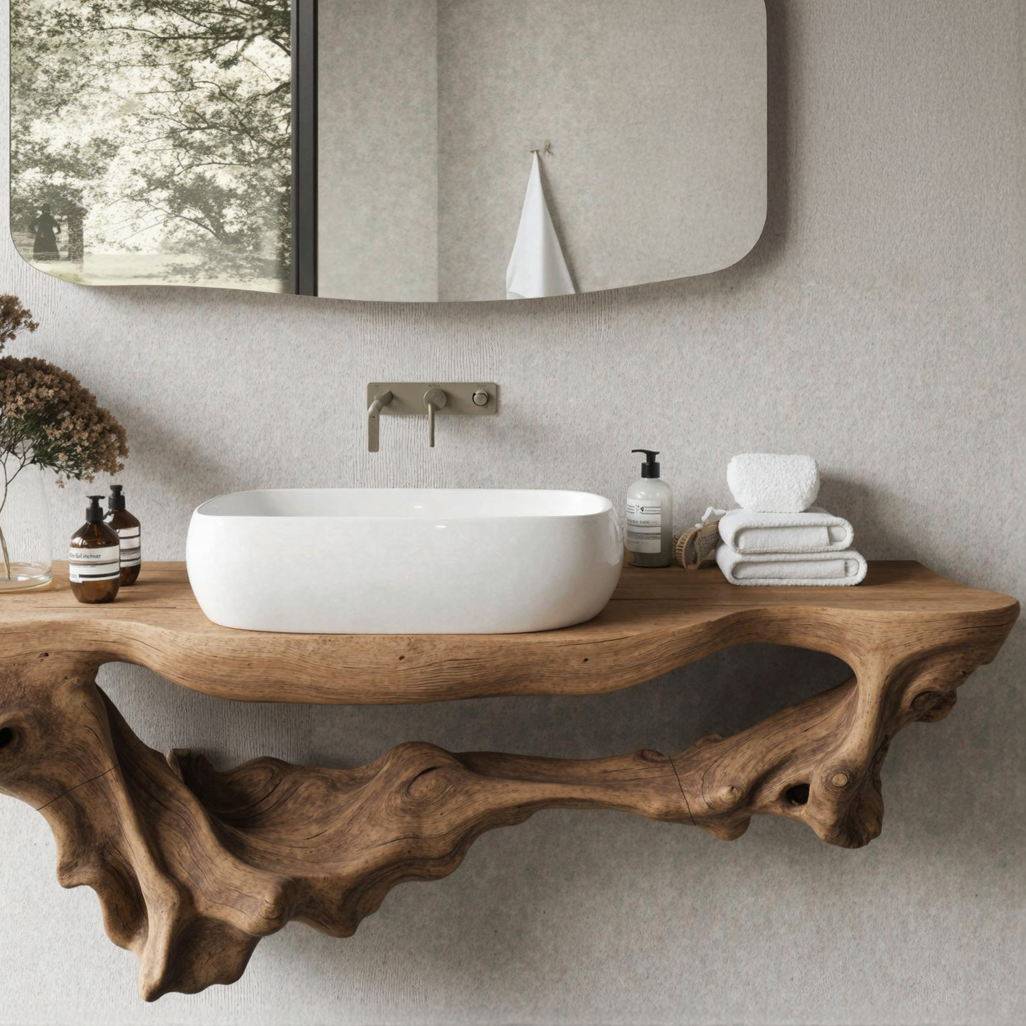 Mid Century Bathroom Shelf For Bathroom Storage & Decor SILDTTRBAS005