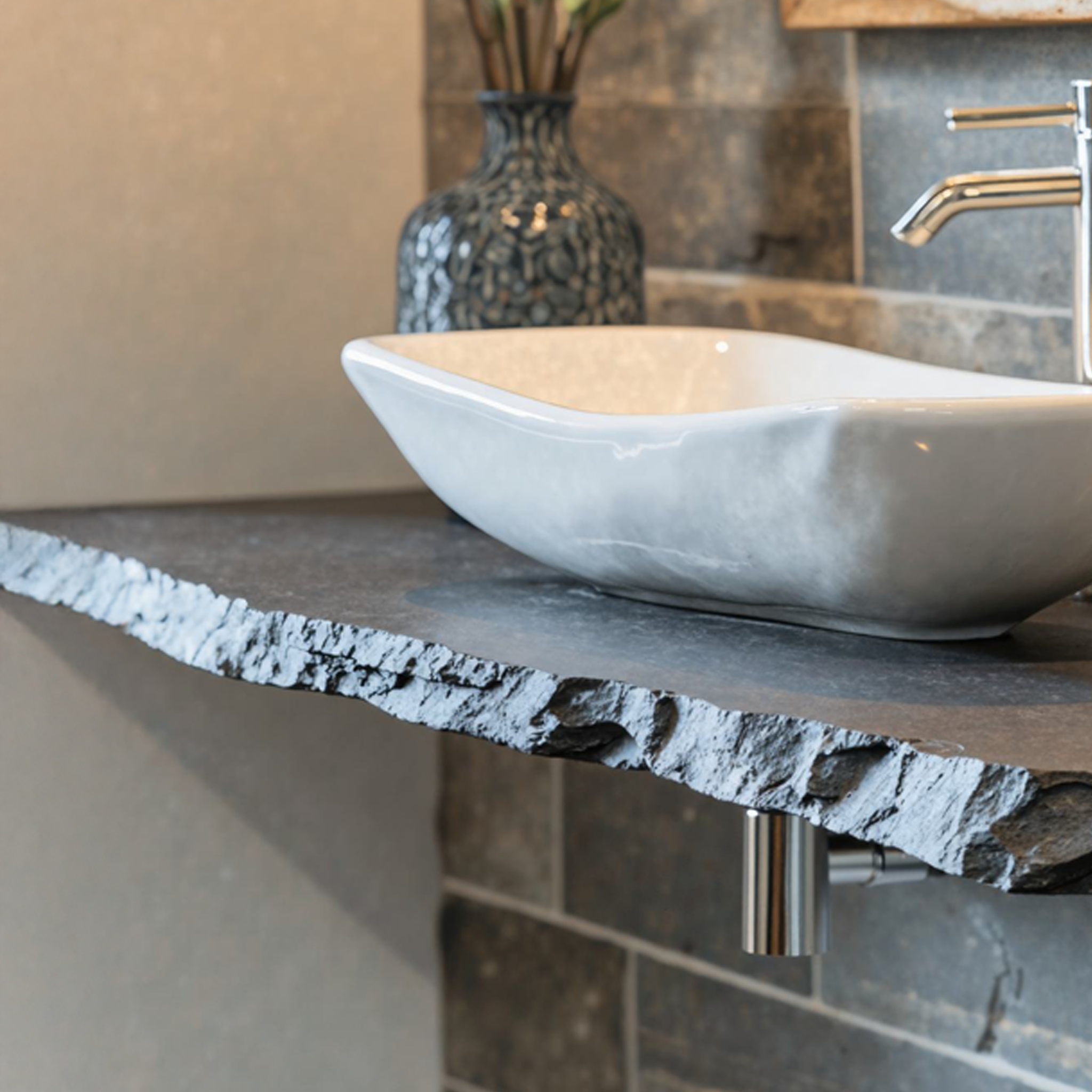 Handcrafted Bathrooom Vanity Shelf SILDTBRV026