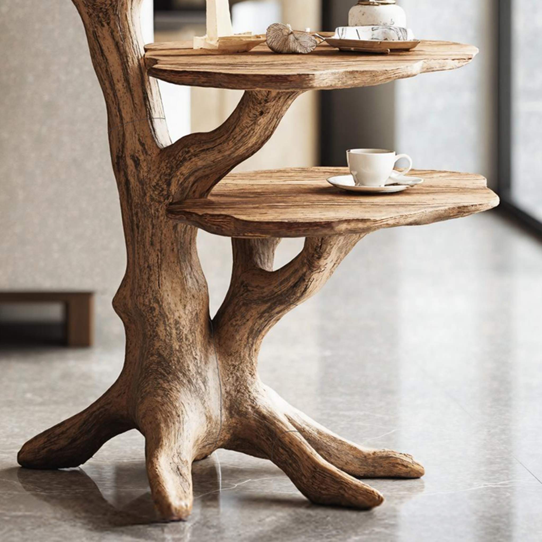Handcrafted Solid Wood End Table Modern Living SILDTTNEN015