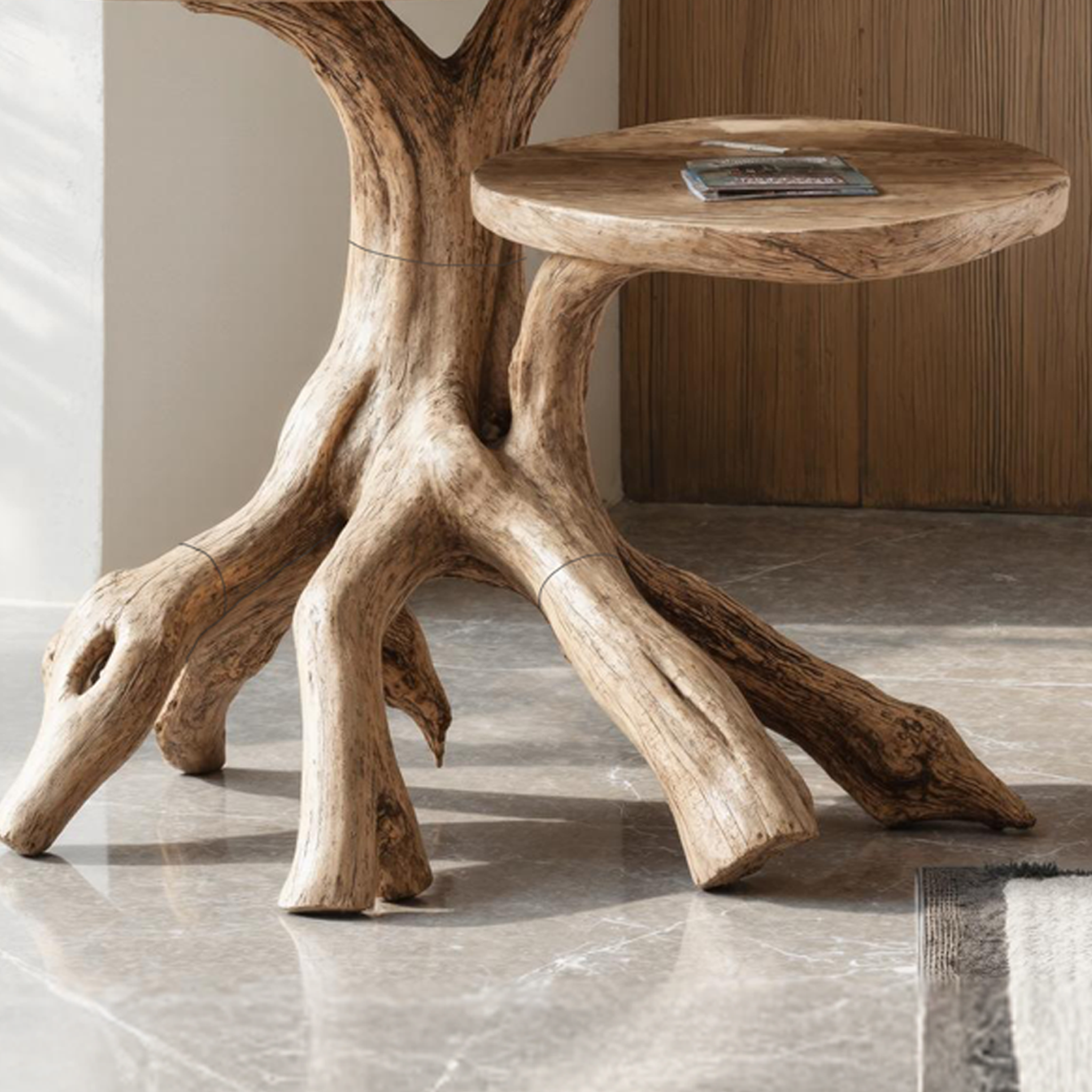 Farmhouse Live Edge End Table Entryway Table SILDTTNEN014