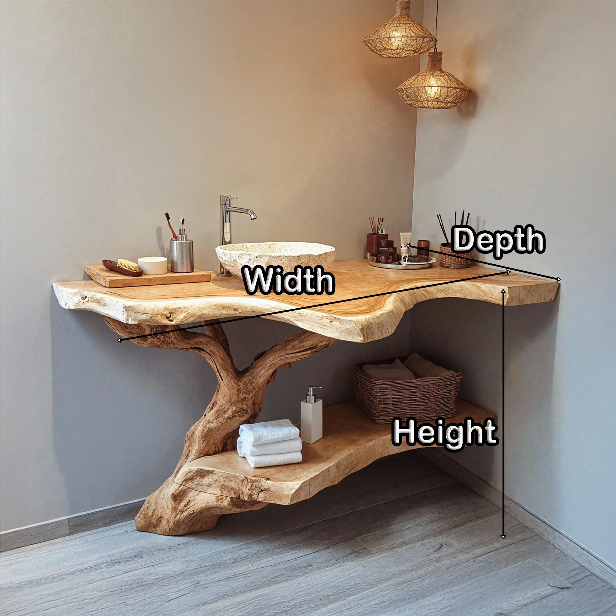 Mid Century Modern Bathroom Vanity For Stylish Home Upgrades SILDTBRV154