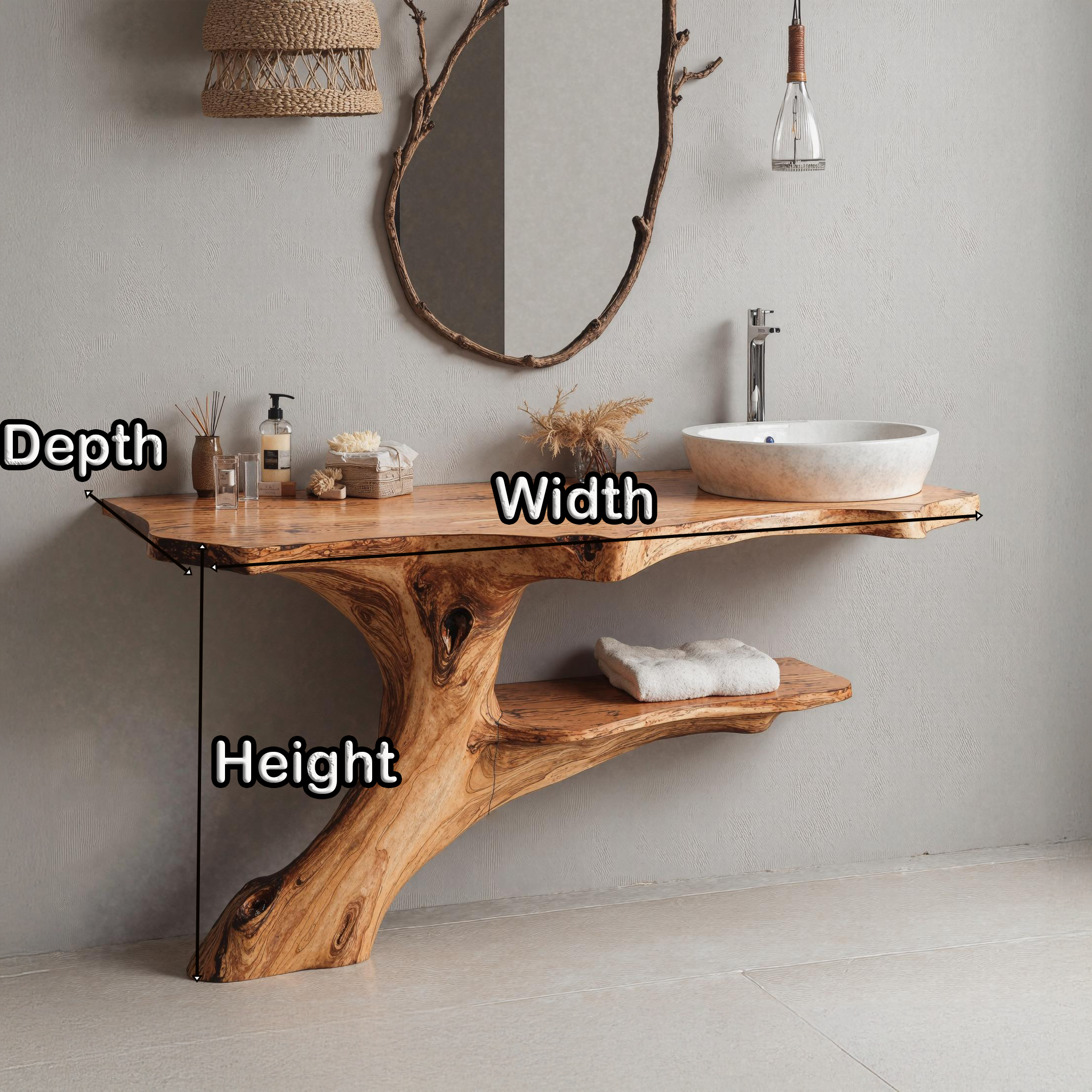 Vintage Inspired Bathroom Vanity With Curved Wood Details SILDTBRV158