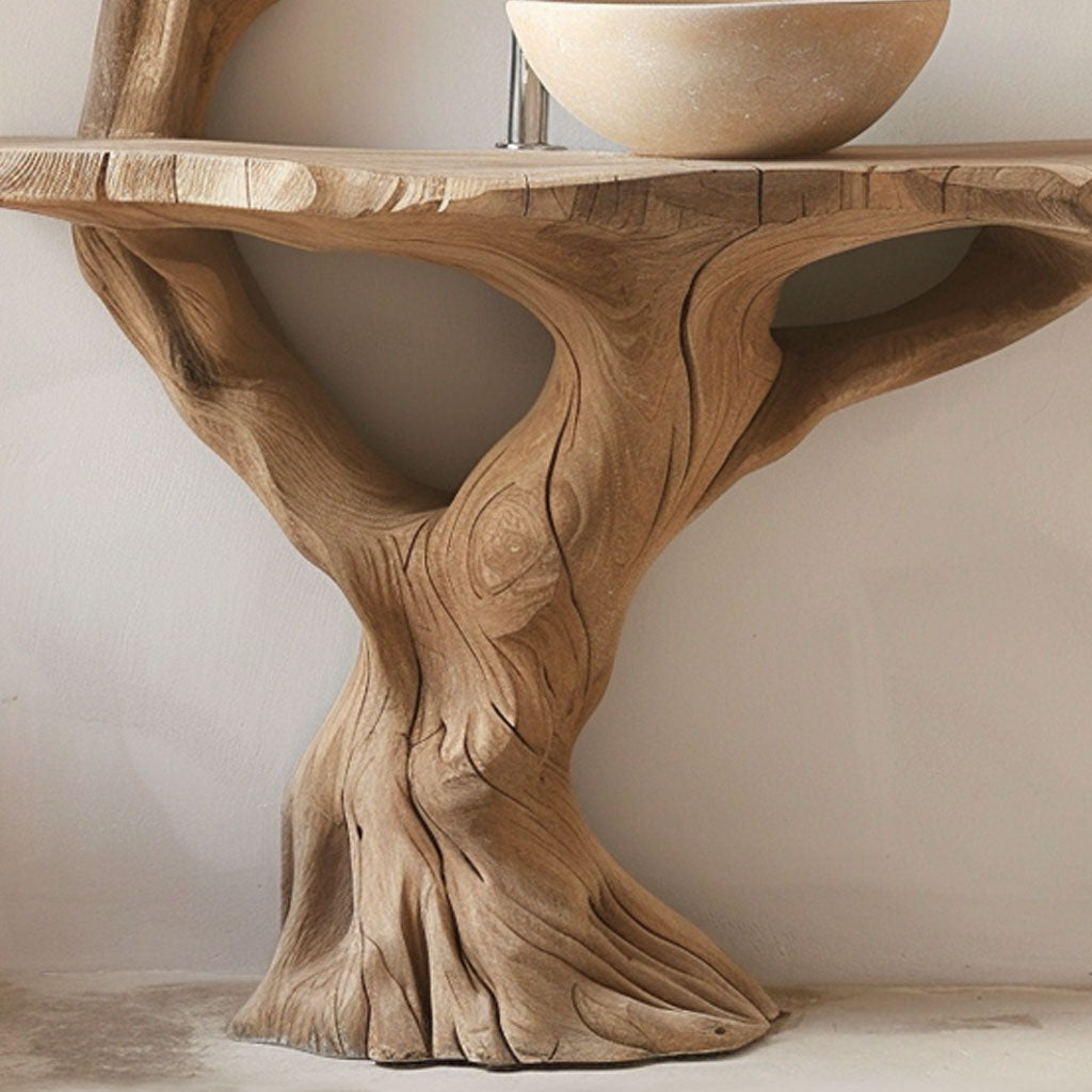 Floating Wood Bathroom Vanity Sink SILDTBRV055