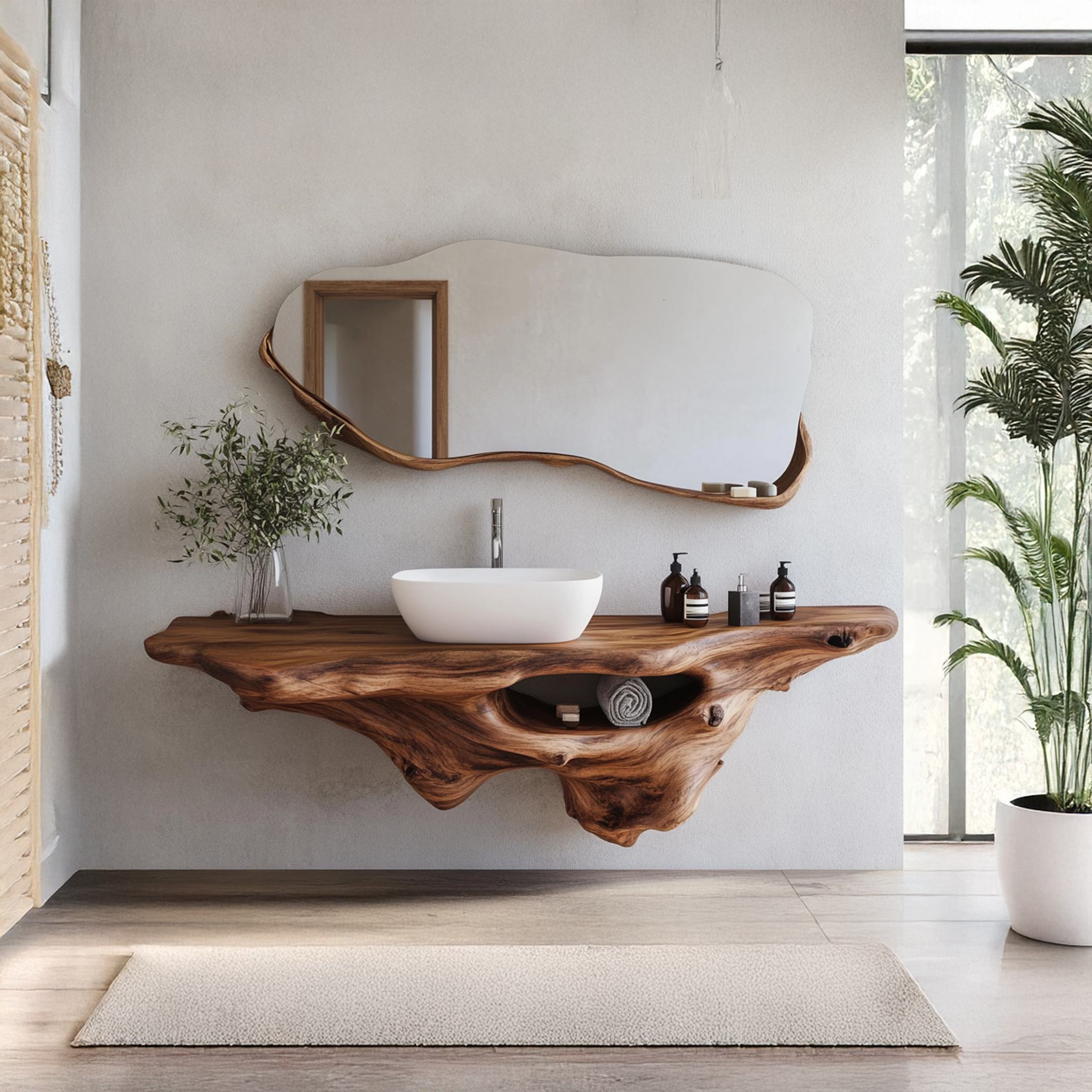 Farmhouse Bathroom Vanity Sink For Renovation SILDTTRBAS002
