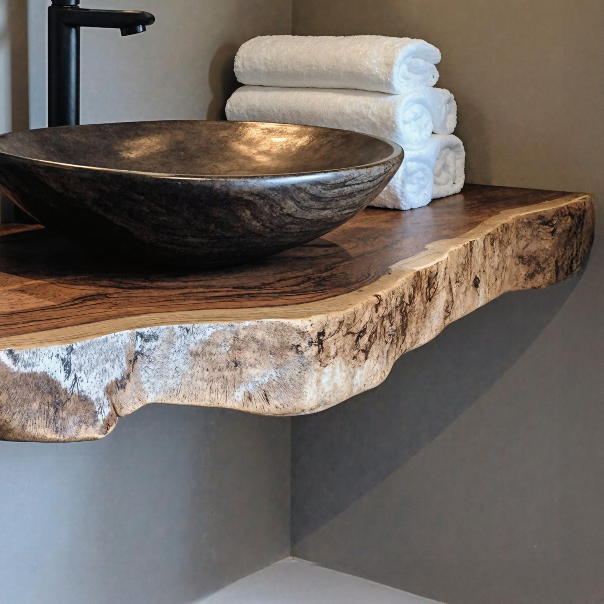 Handcrafted Floating Bathroom Shelf For Vanity And Decor SILDTBRV186