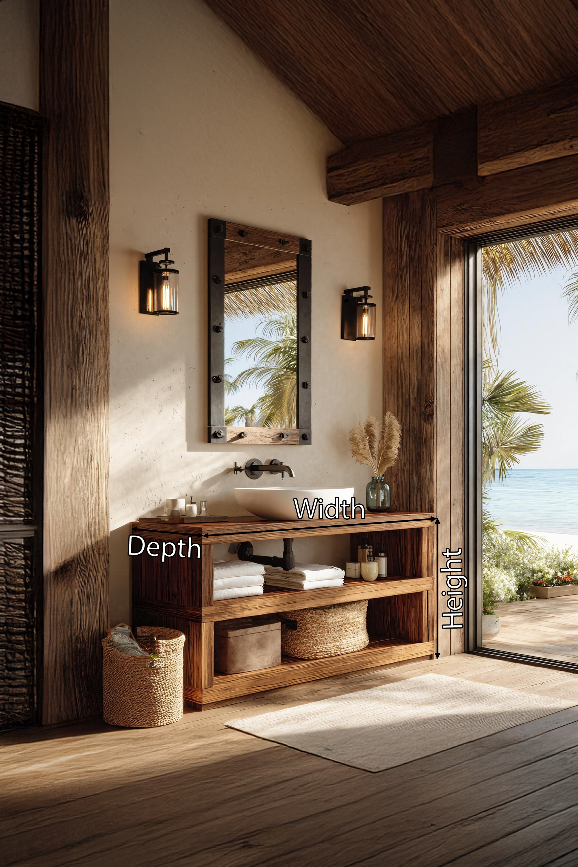 Mid Century Bathroom Storage For Furniture Organization SILDTTRBRV039