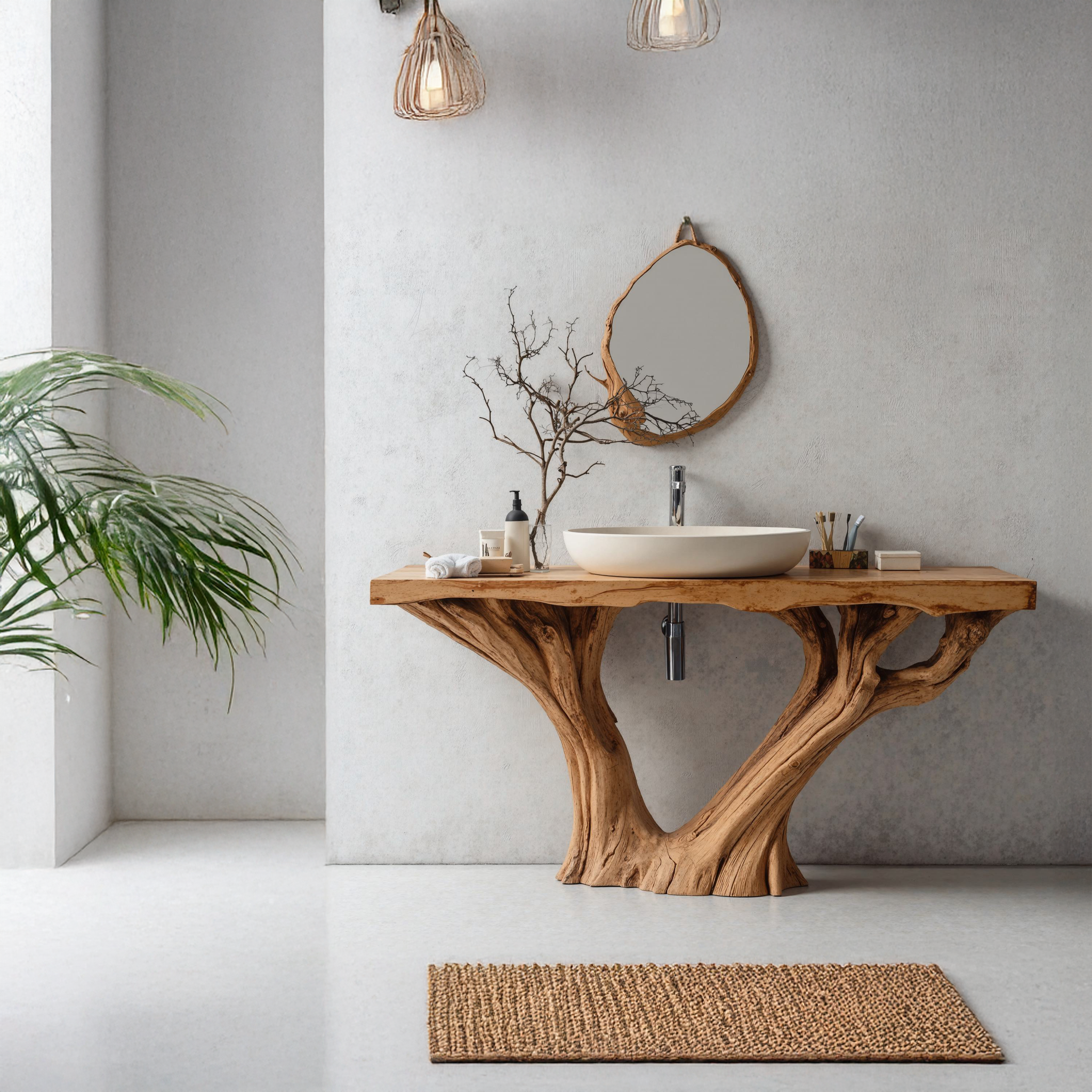 Rustic Reclaimed Wood Vanity For Farmhouse Bathroom Styles SILDTBRV130