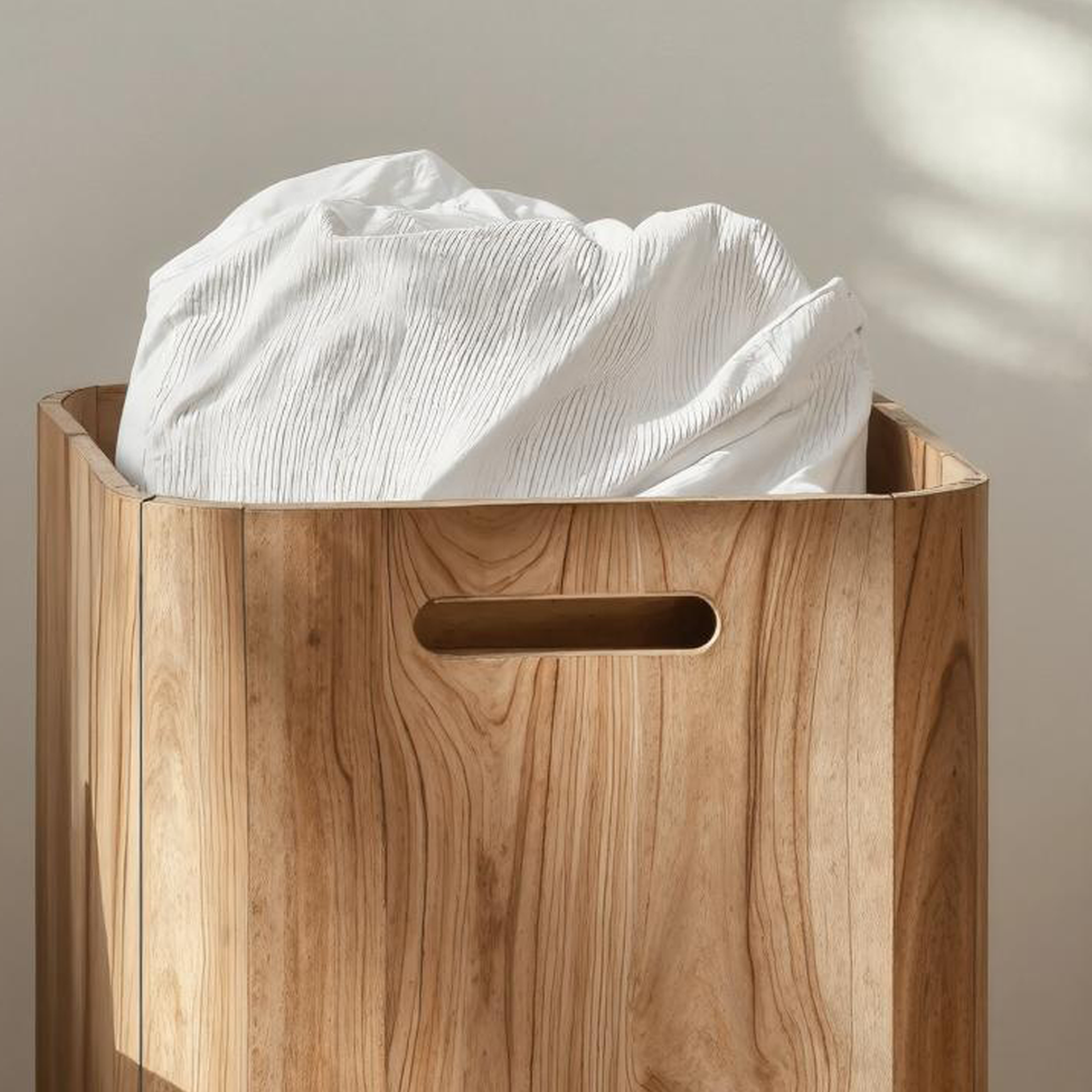 Rustic Wooden Bin With Lid For Living Room Storage Ideas SILDTSBN010